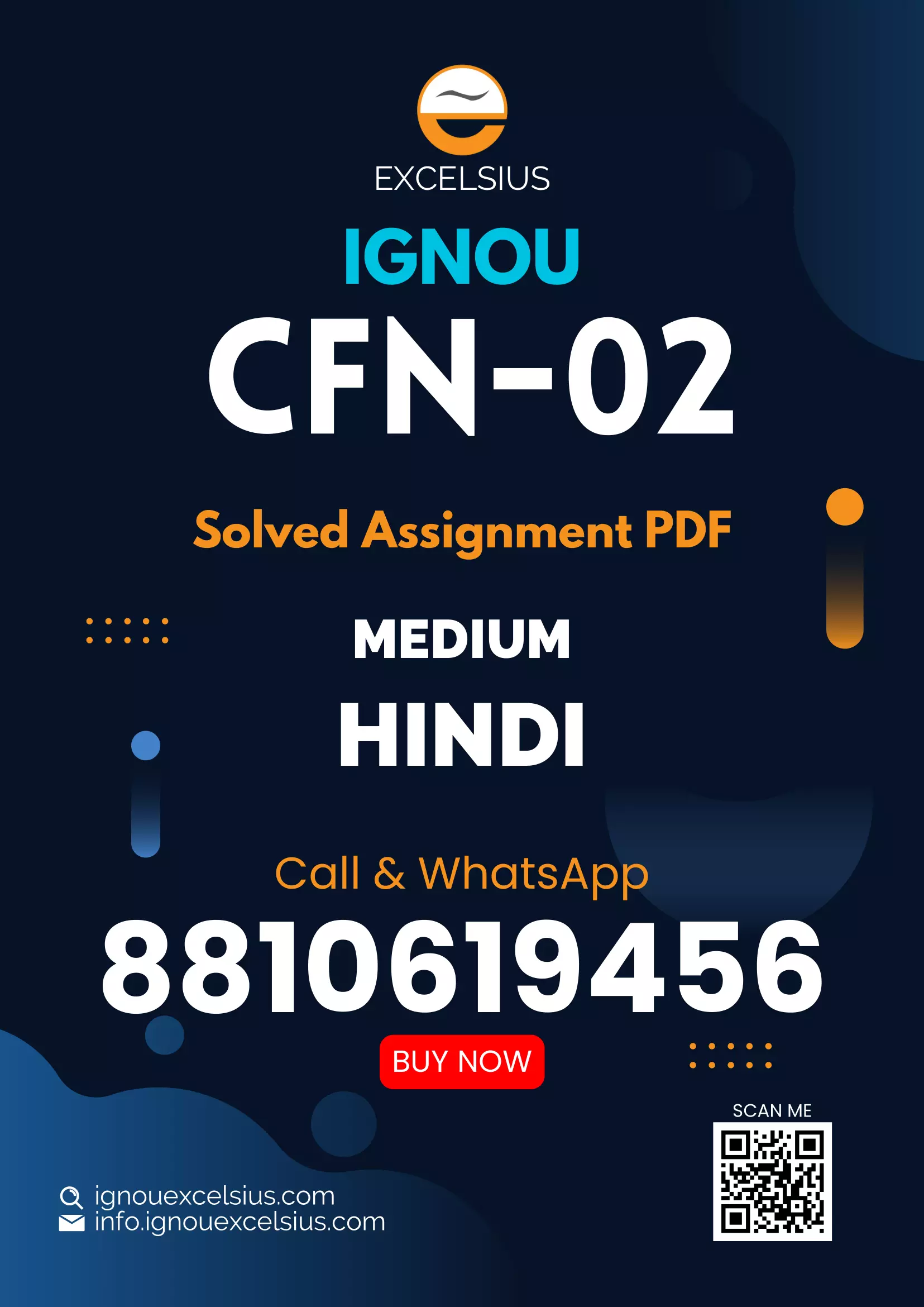 IGNOU CFN-02 - Your Food and its Utilisation Latest Solved Assignment-January 2024 - July 2024