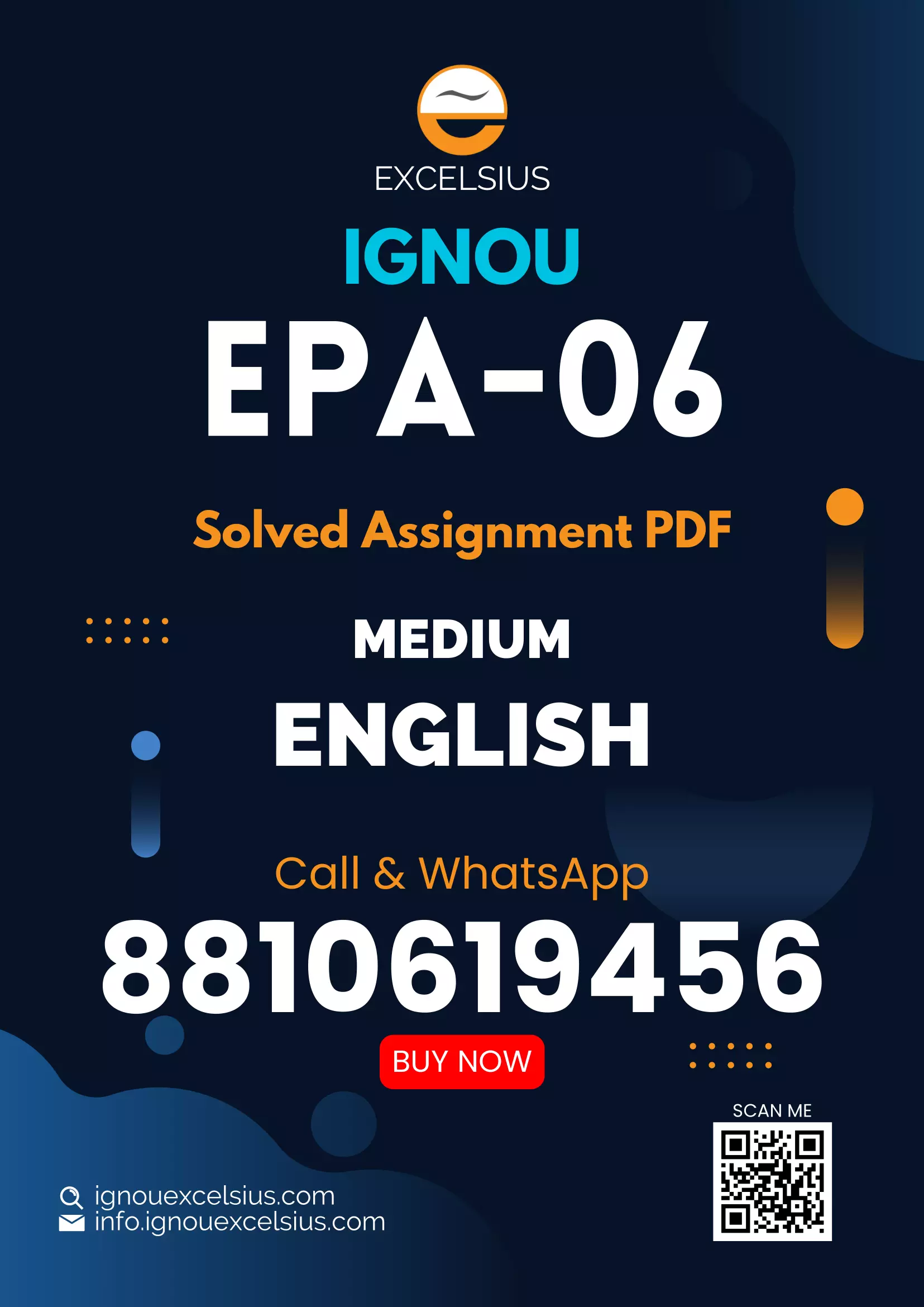 IGNOU EPA-06 - Public Policy, Latest Solved Assignment-July 2023 - January 2024