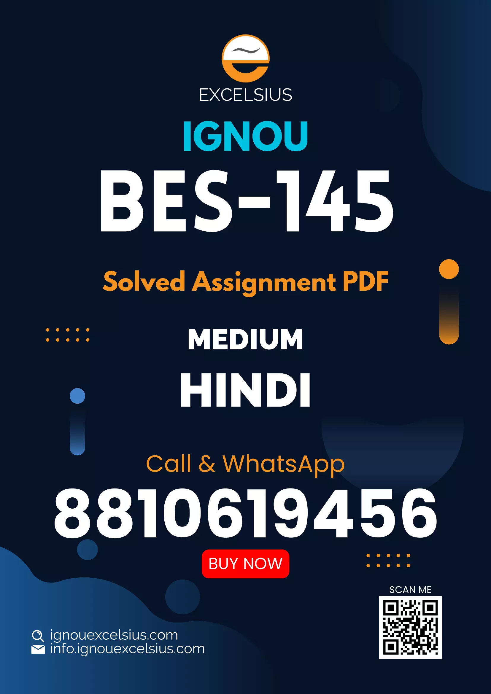 IGNOU BES-145 - Pedagogy of English, Latest Solved Assignment-January 2024 - July 2024