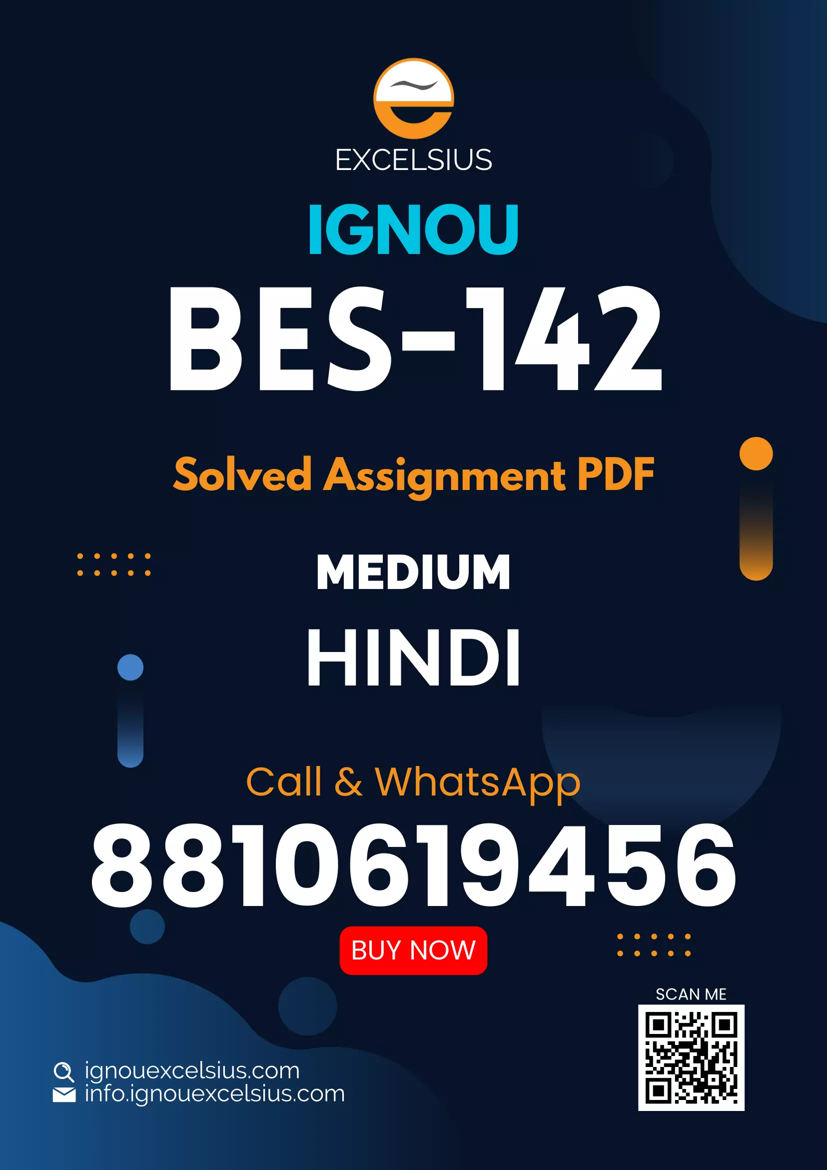 IGNOU BES-142 - Pedagogy of Science, Latest Solved Assignment-January 2024 - July 2024
