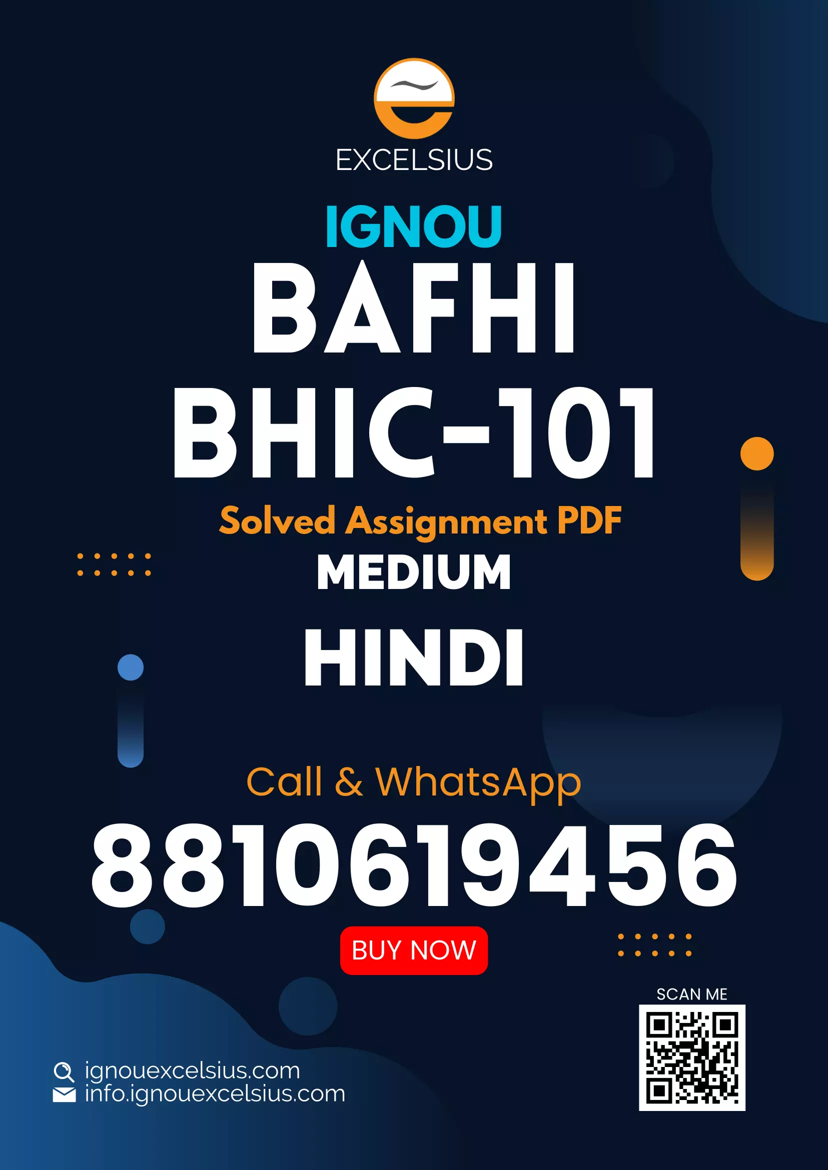 IGNOU BHIC-101  (BAFHI) - History of India –I Latest Solved Assignment-January 2024 - July 2024
