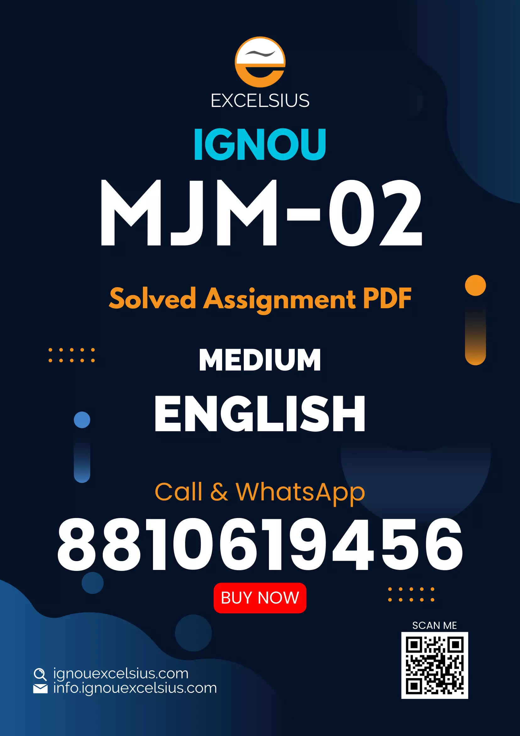 IGNOU MJM-02 - Production and Presentation Latest Solved Assignment-January 2024 - July 2024