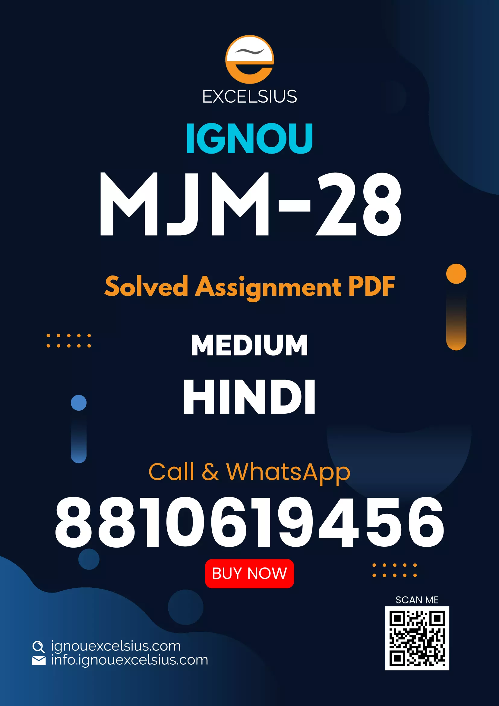 IGNOU MJM-28 - Digital Media Latest Solved Assignment-January 2024 - July 2024