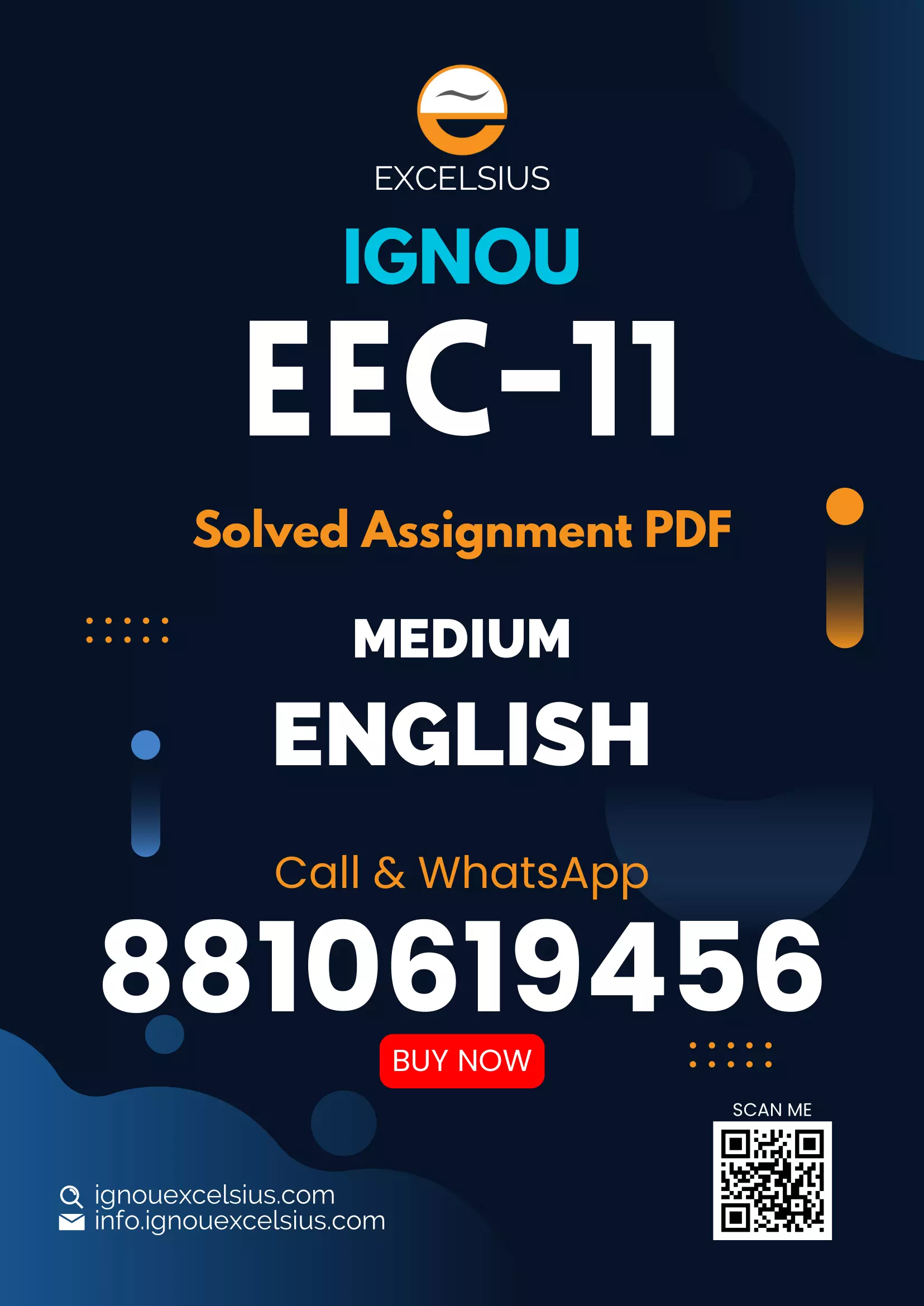 IGNOU EEC-11 - Fundamentals of Economics, Latest Solved Assignment-July 2023 - January 2024