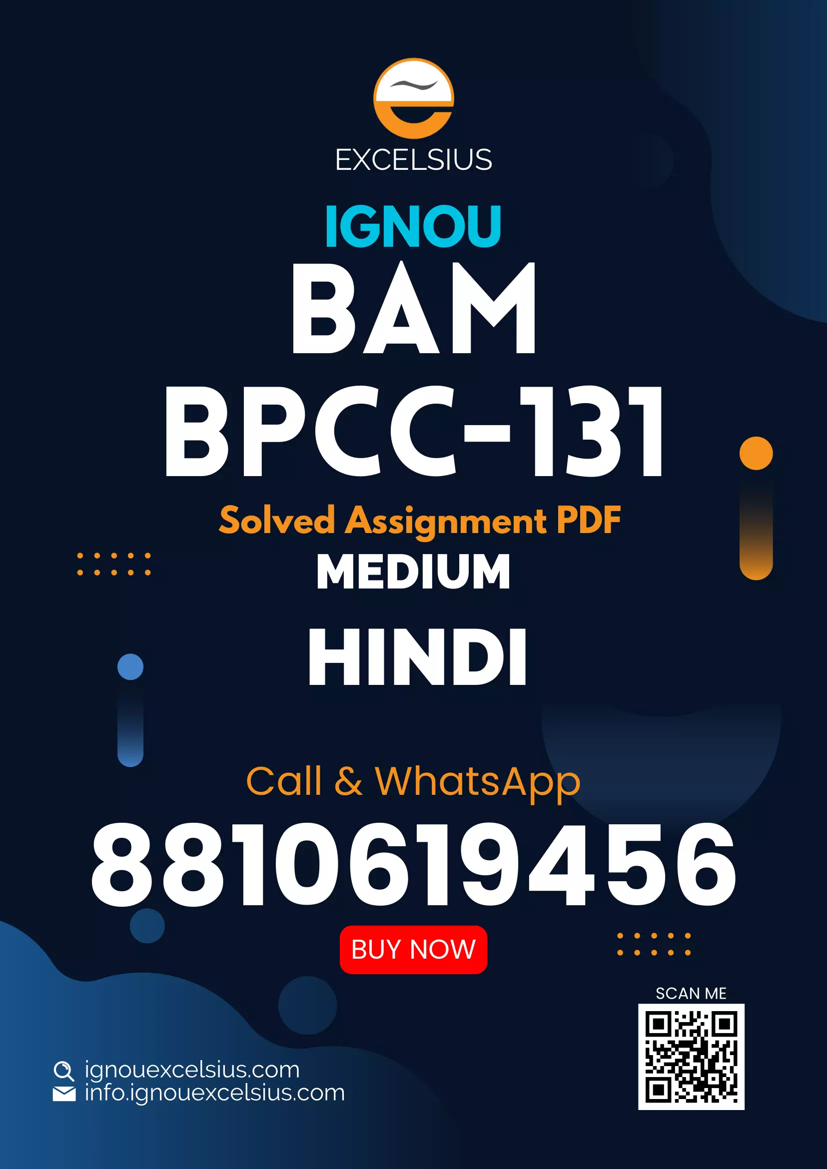 IGNOU BPCC-131 (BAM) - Foundations of Psychology Latest Solved Assignment-January 2024 - July 2024