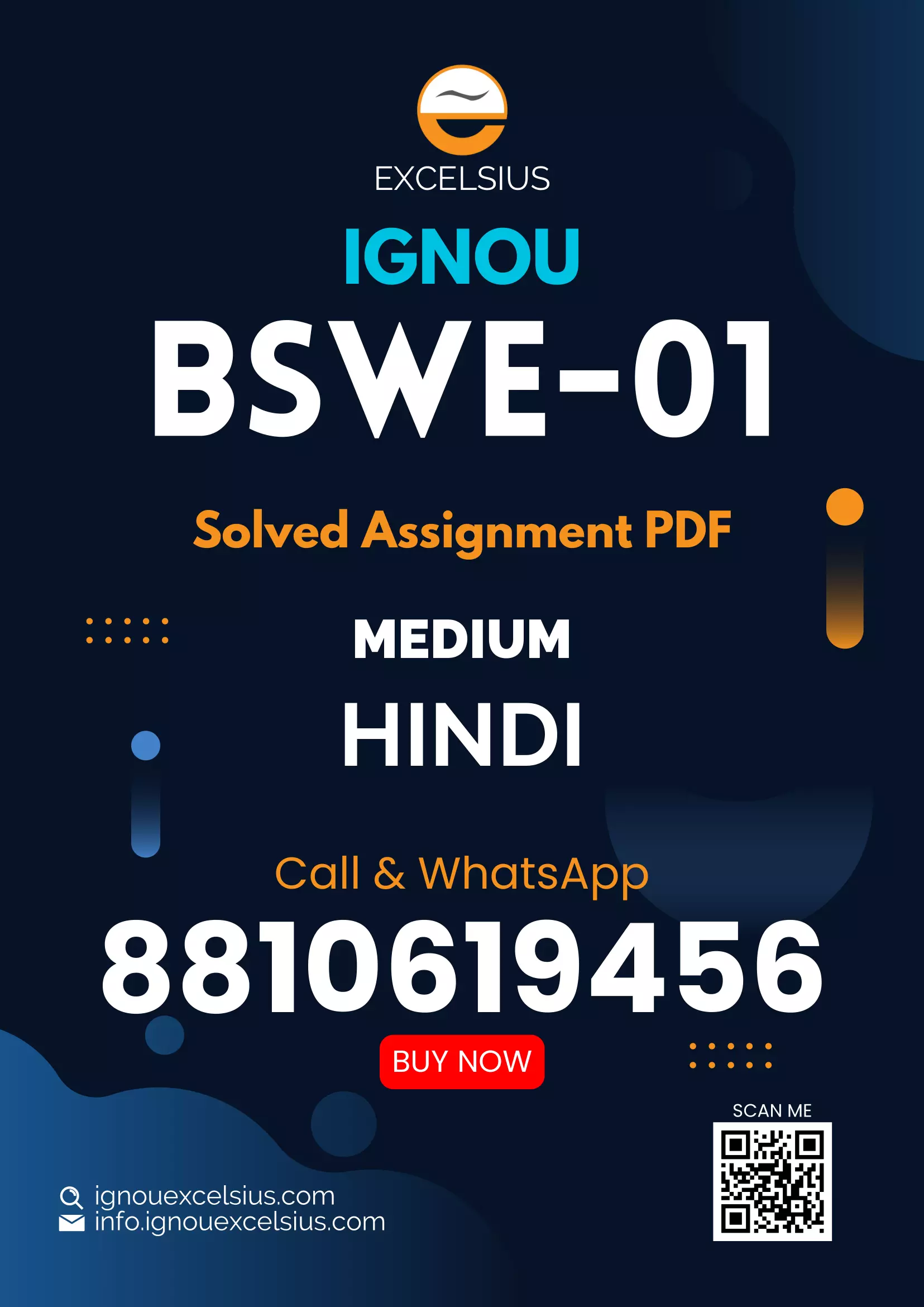 IGNOU BSWE-01 - Introduction to Social Work, Latest Solved Assignment-July 2023 - January 2024