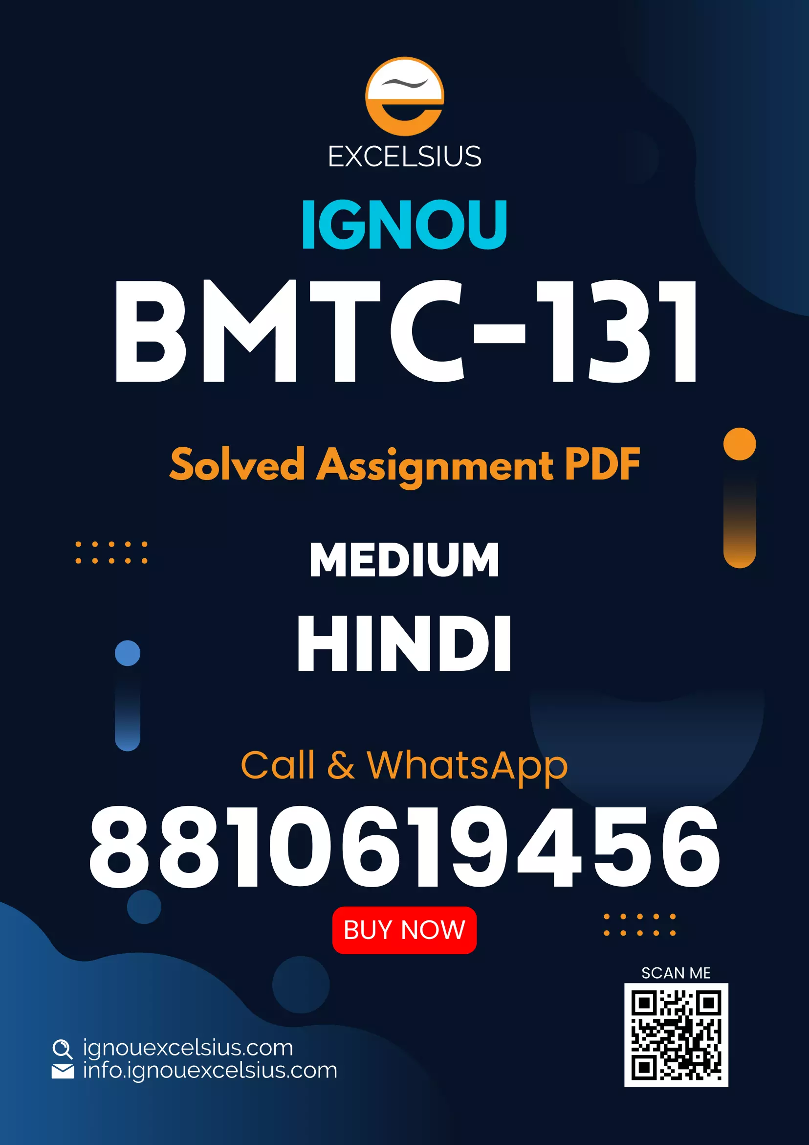 IGNOU BMTC-131 - Calculus, Latest Solved Assignment-January 2024 - December 2024