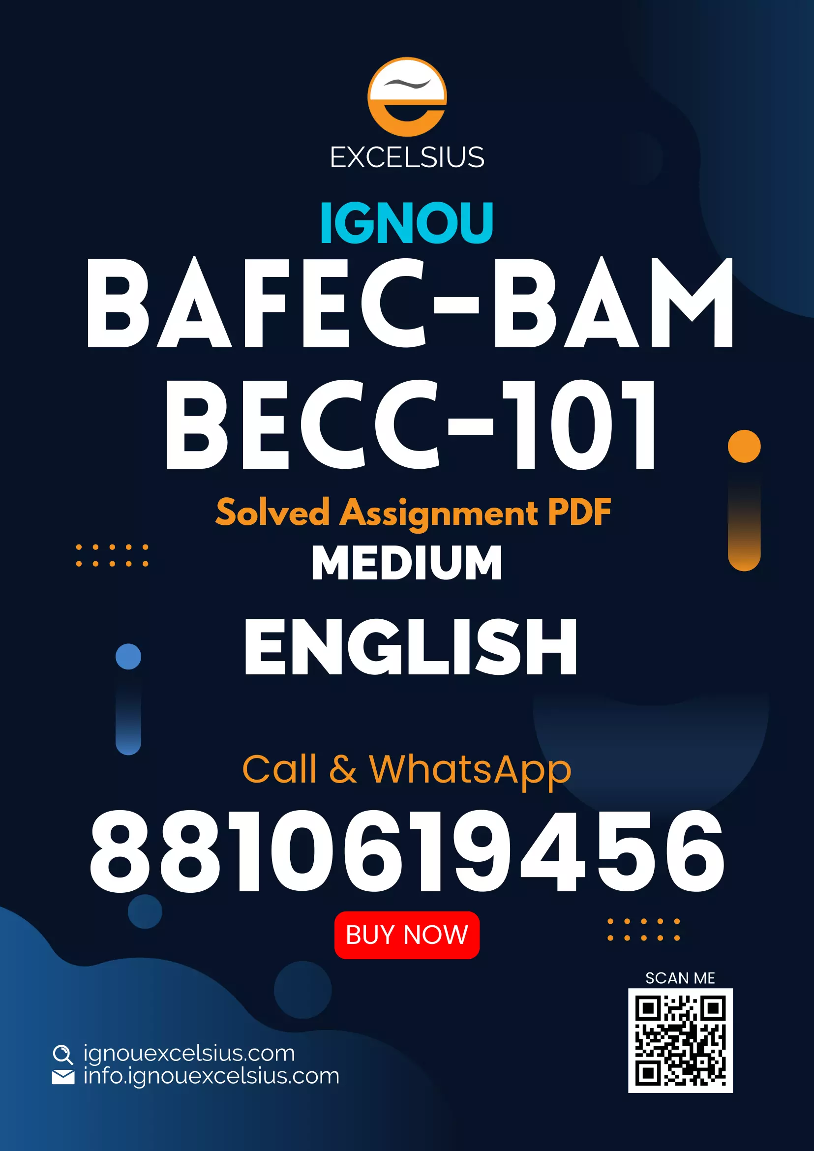 IGNOU BECC-101  (BAFEC) - Introductory Microeconomics Latest Solved Assignment-January 2024 - July 2024