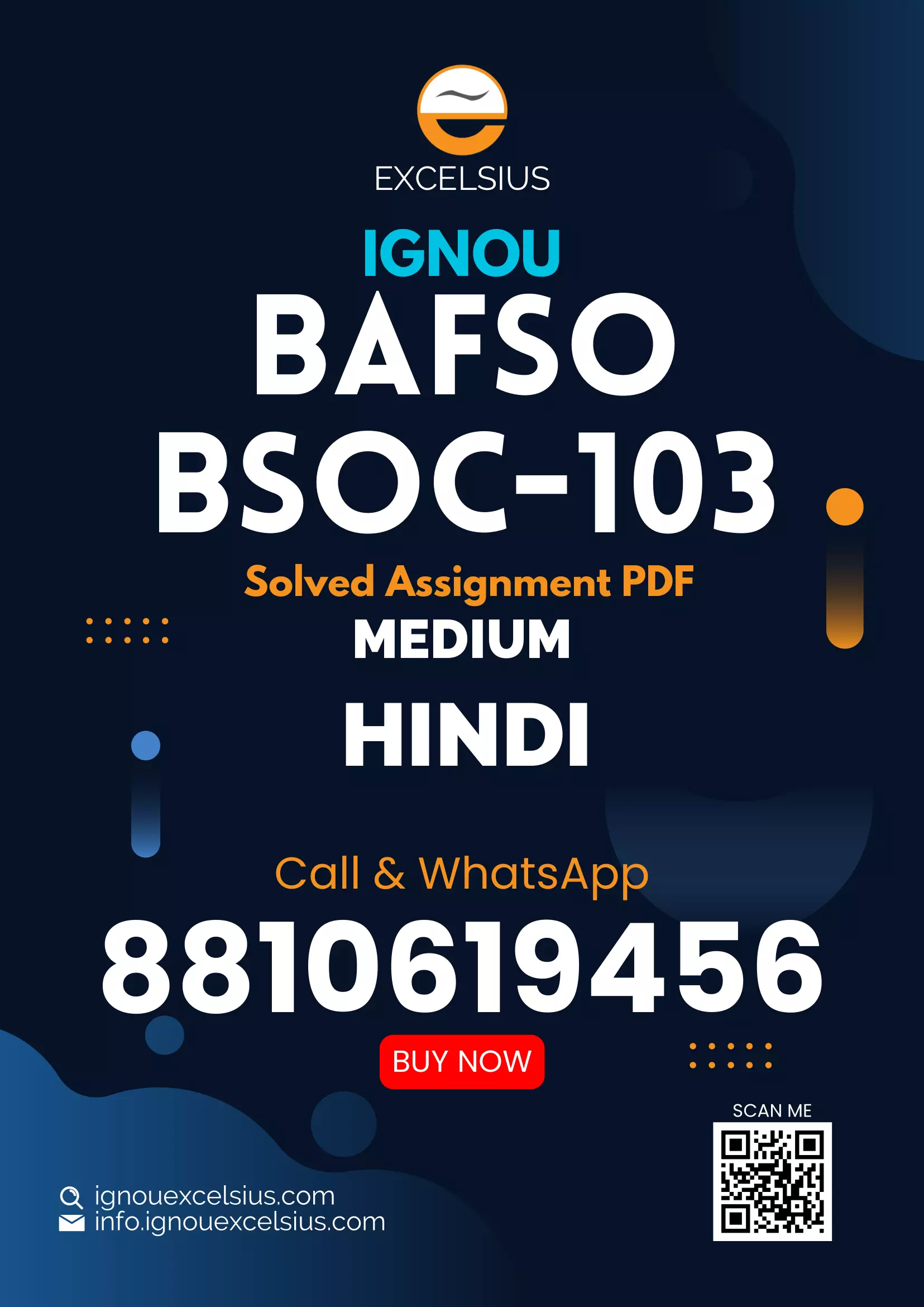 IGNOU BSOC-103 (BAFSO) - Introduction to Sociology-II, Latest Solved Assignment-January 2024 - July 2024