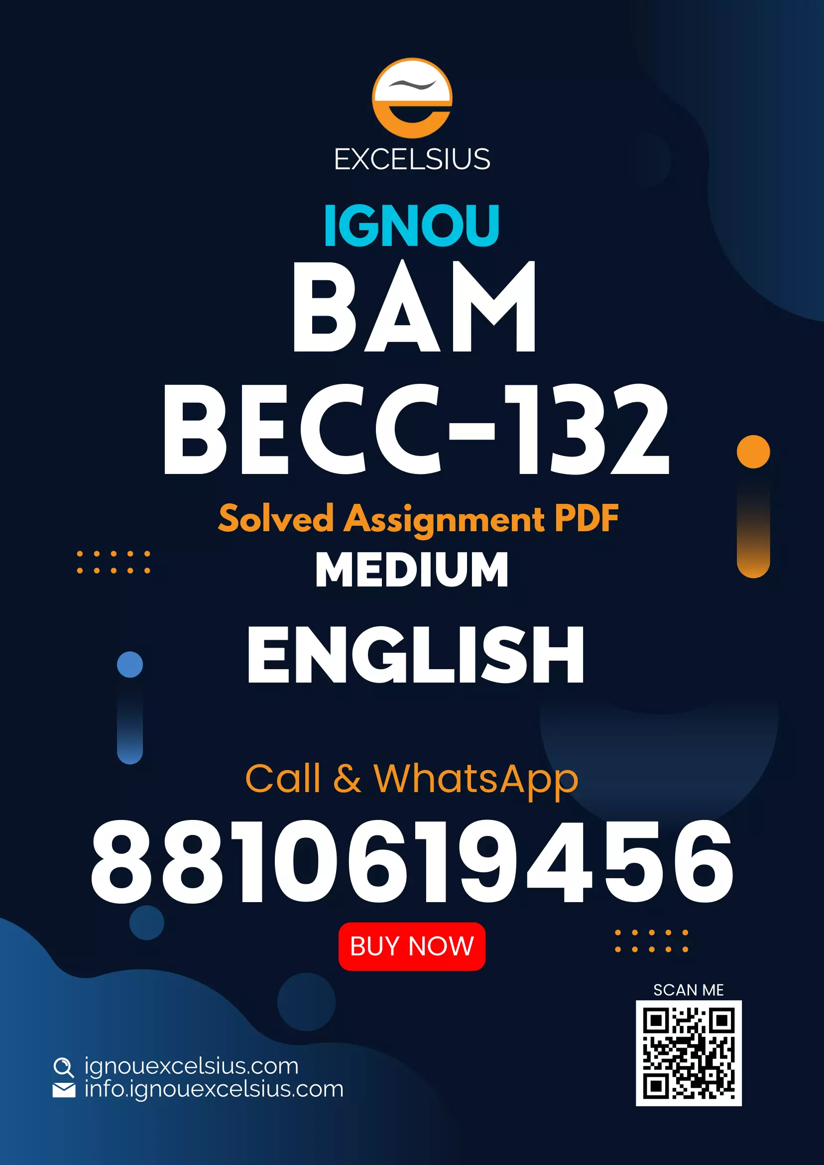 IGNOU BECC-132 (BAM) - Principles of Microeconomics-II Latest Solved Assignment-January 2024 - July 2024