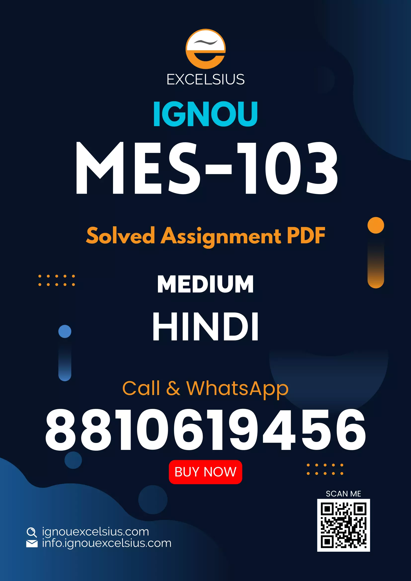 IGNOU MES-103 - Higher Education: The Psycho-social Context, Latest Solved Assignment-January 2024 - July 2024