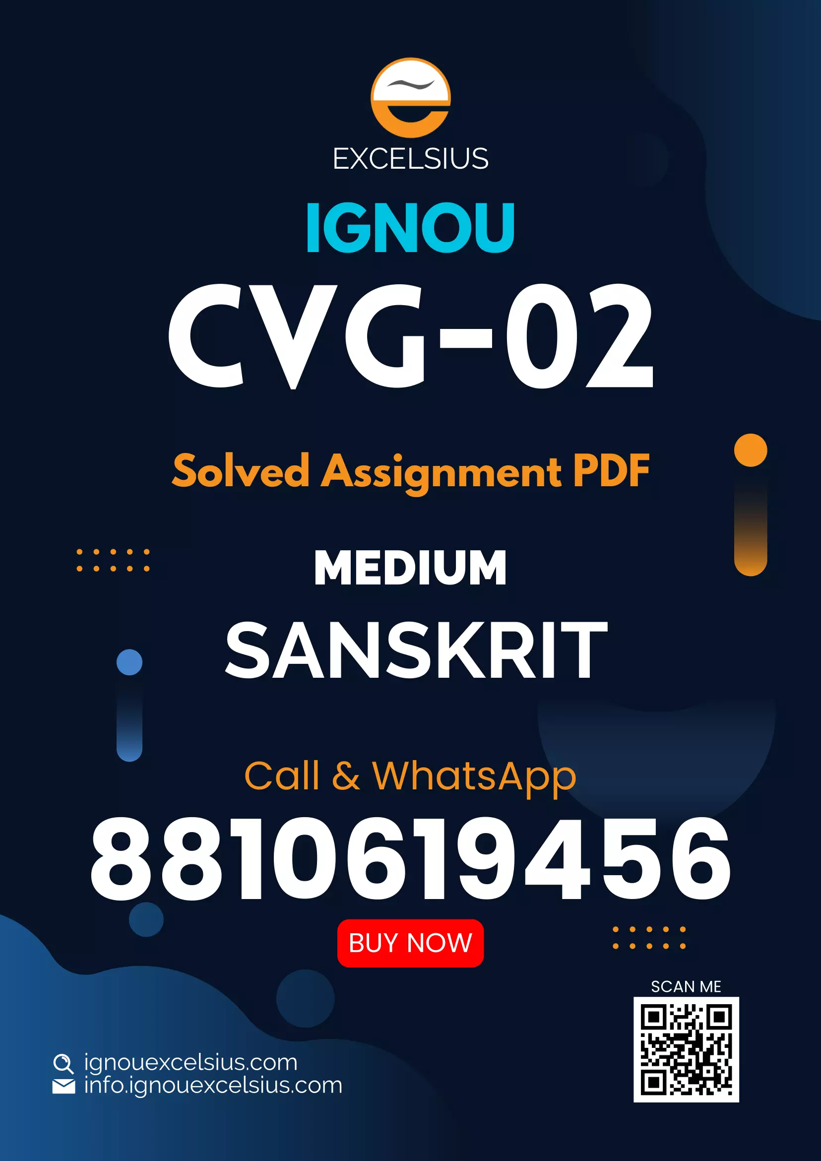 IGNOU CVG-02 - kalganana ki vidhiyan Latest Solved Assignment-July 2023 - January 2024