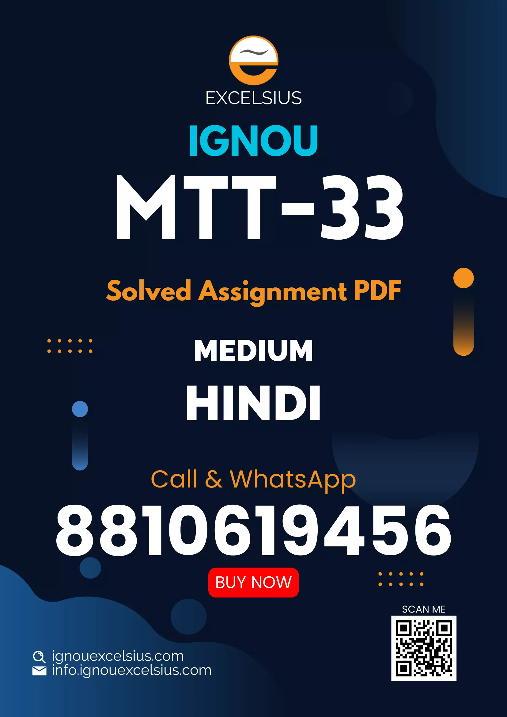 IGNOU MTT-33 - Script Lekhan, Rupantaran evam Drishya-Shravya Madhyam Latest Solved Assignment-January 2024 - July 2024