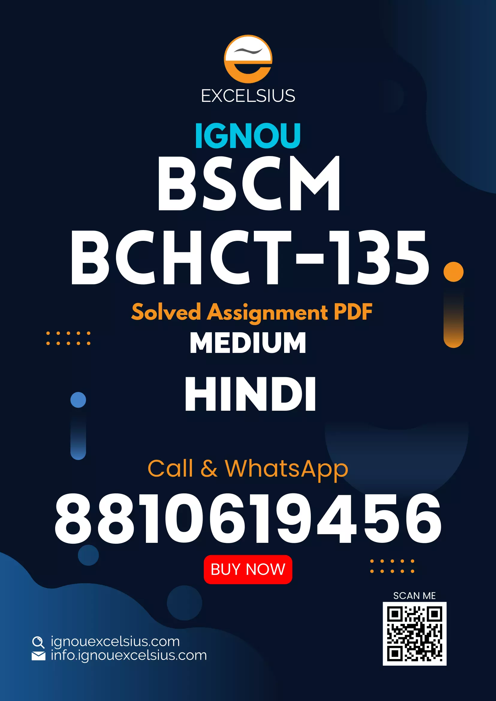 BCHCT-135 - Solutions, Phase equilibrium, Conductance, Electrochemistry and Functional Group Organic Chemistry-II-January 2024 - December 2024