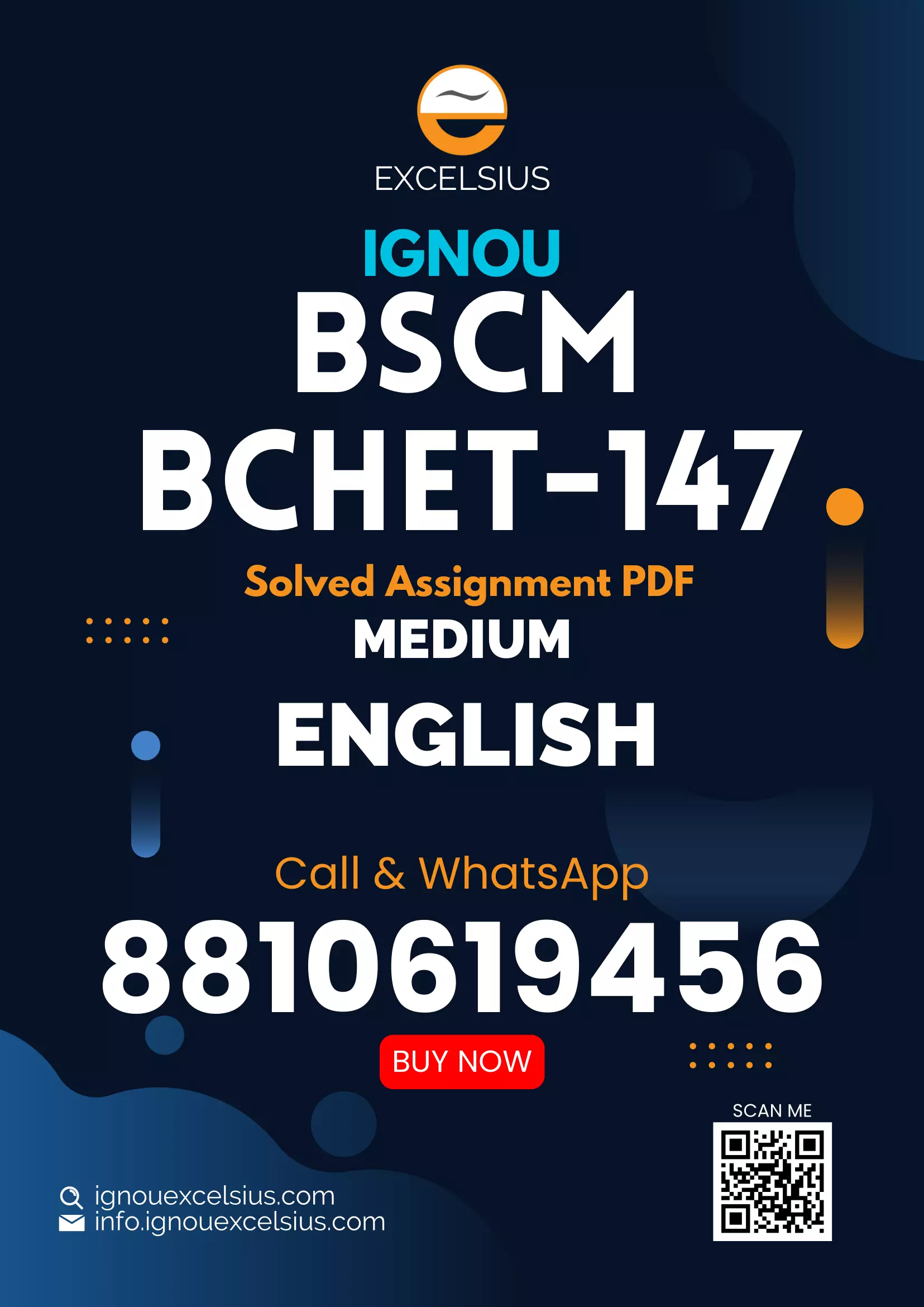 BCHET-147 - Organometallics, Bioinorganic Chemistry, Polynuclear Hyderocarbons and UV, IR Spectroscopy-January 2024 - December 2024