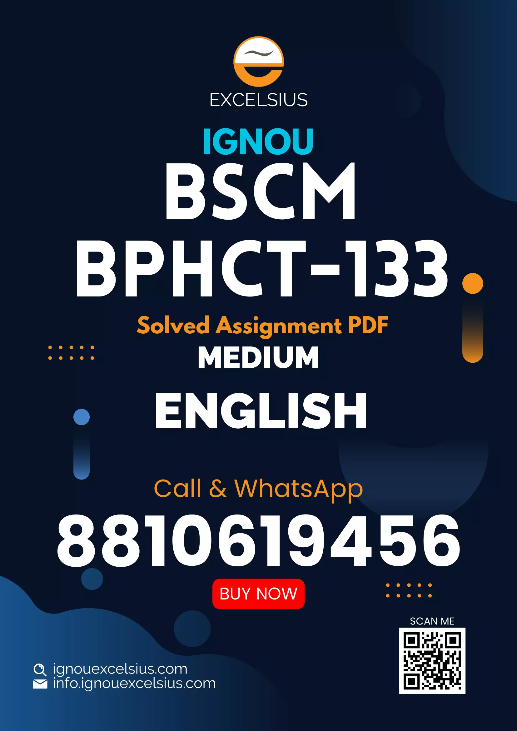 IGNOU BPHCT-133 (BSCM) - Electricity and Magnetism, Latest Solved Assignment-January 2024 - December 2024