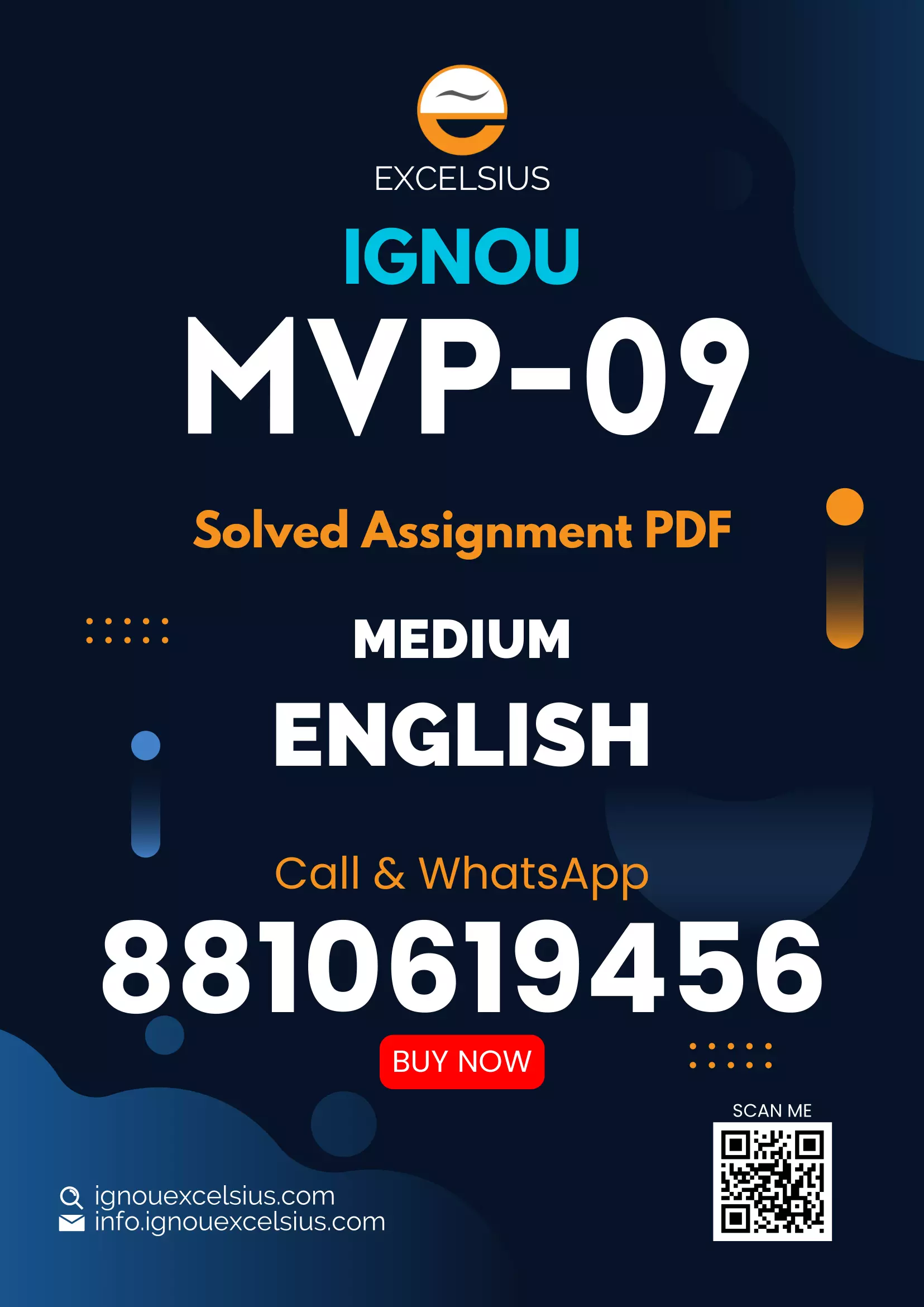 IGNOU MVP-09 - Research methodology Latest Solved Assignment-January 2024 - July 2024