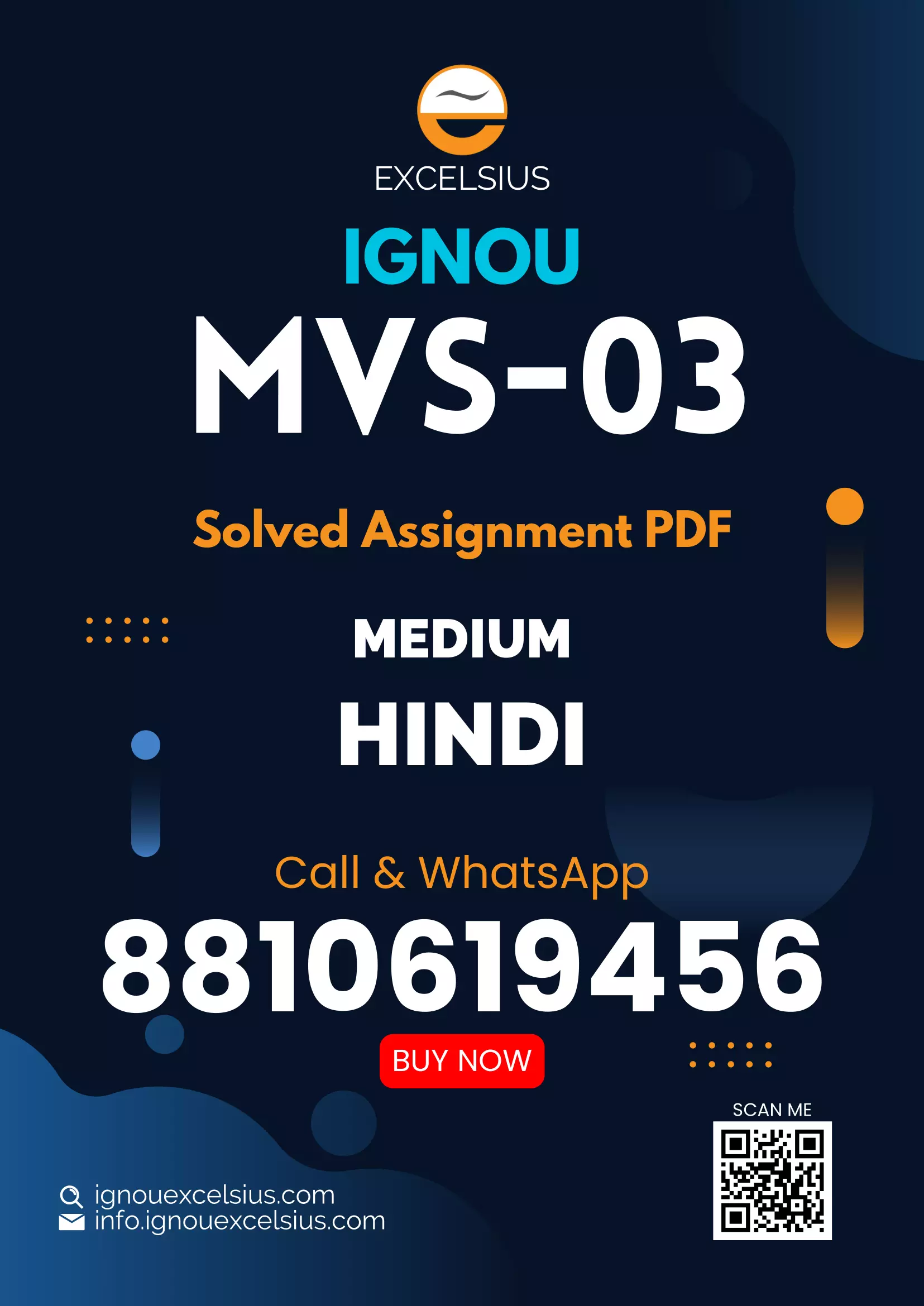 IGNOU MVS-03 - Aaranyak Parichay Evan Pratipaady Latest Solved Assignment-July 2023 - January 2024