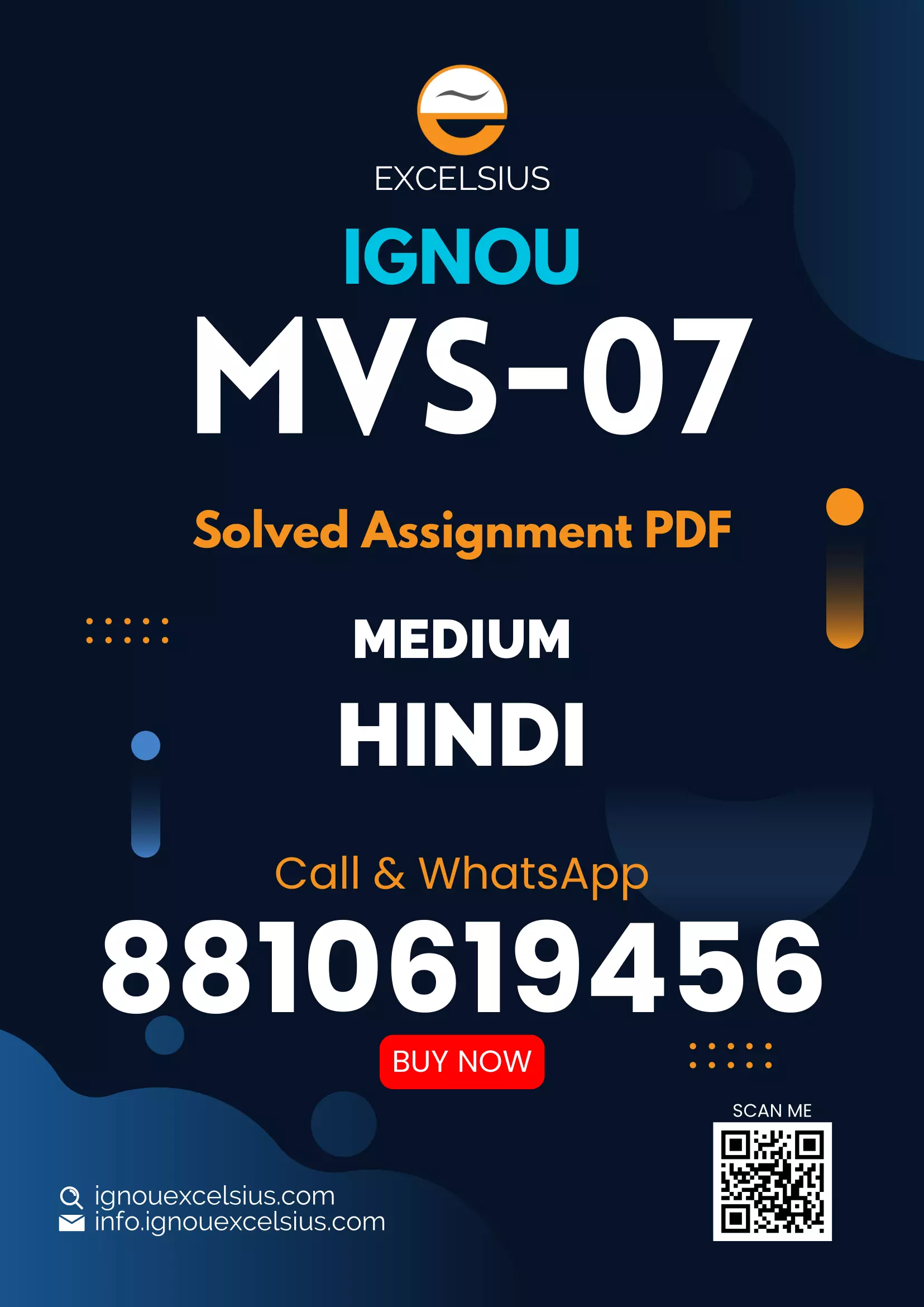IGNOU MVS-07 - Vaidik Devataatv Evan Vigyaan Latest Solved Assignment-July 2023 - January 2024