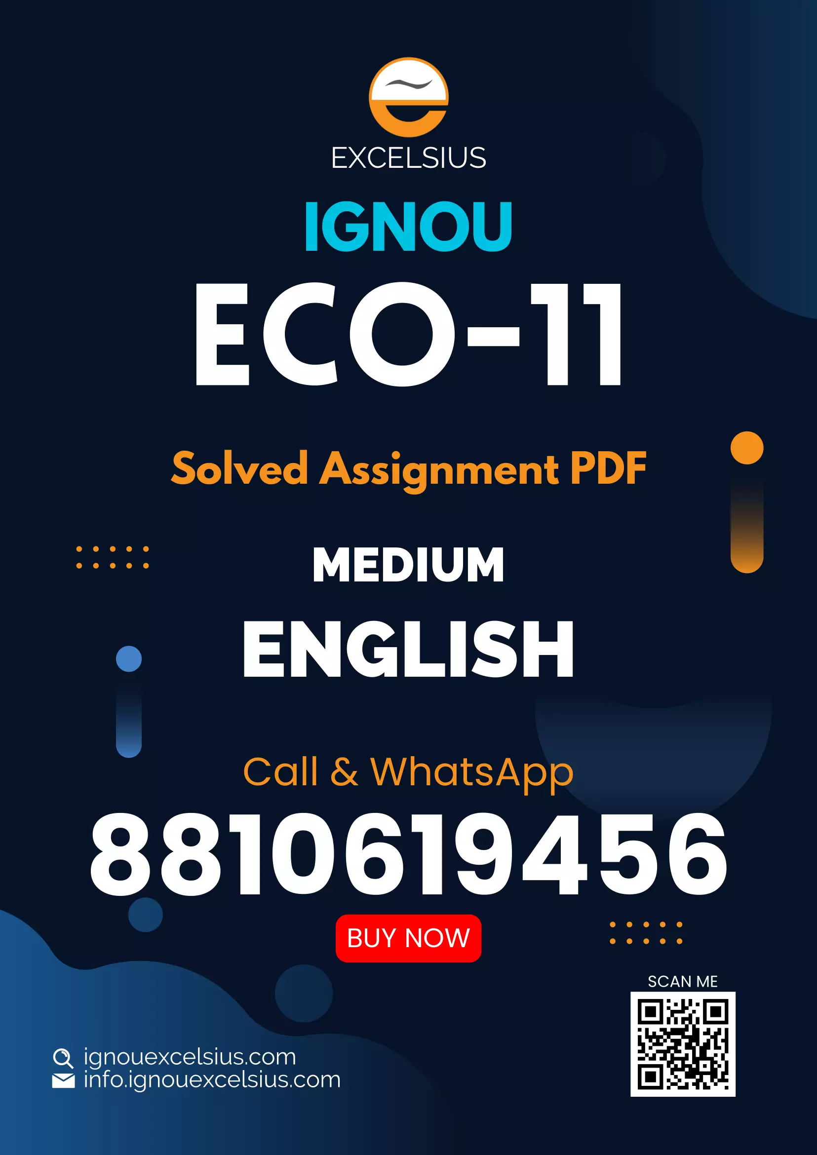 IGNOU ECO-11 - Elements of Income Tax, Latest Solved Assignment-July 2023 - January 2024