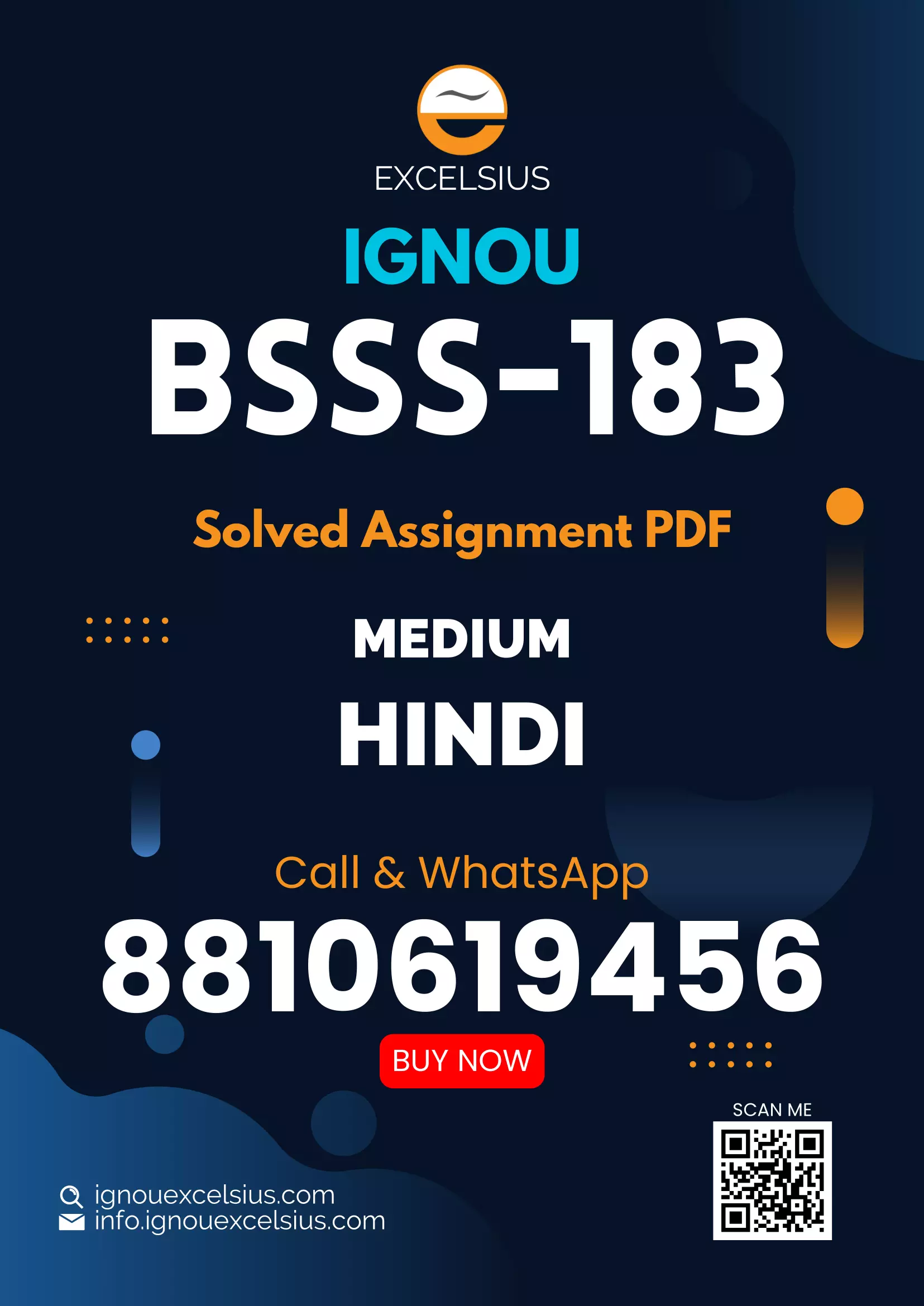 IGNOU BSSS-183 - Life Skills Latest Solved Assignment-January 2024 - July 2024
