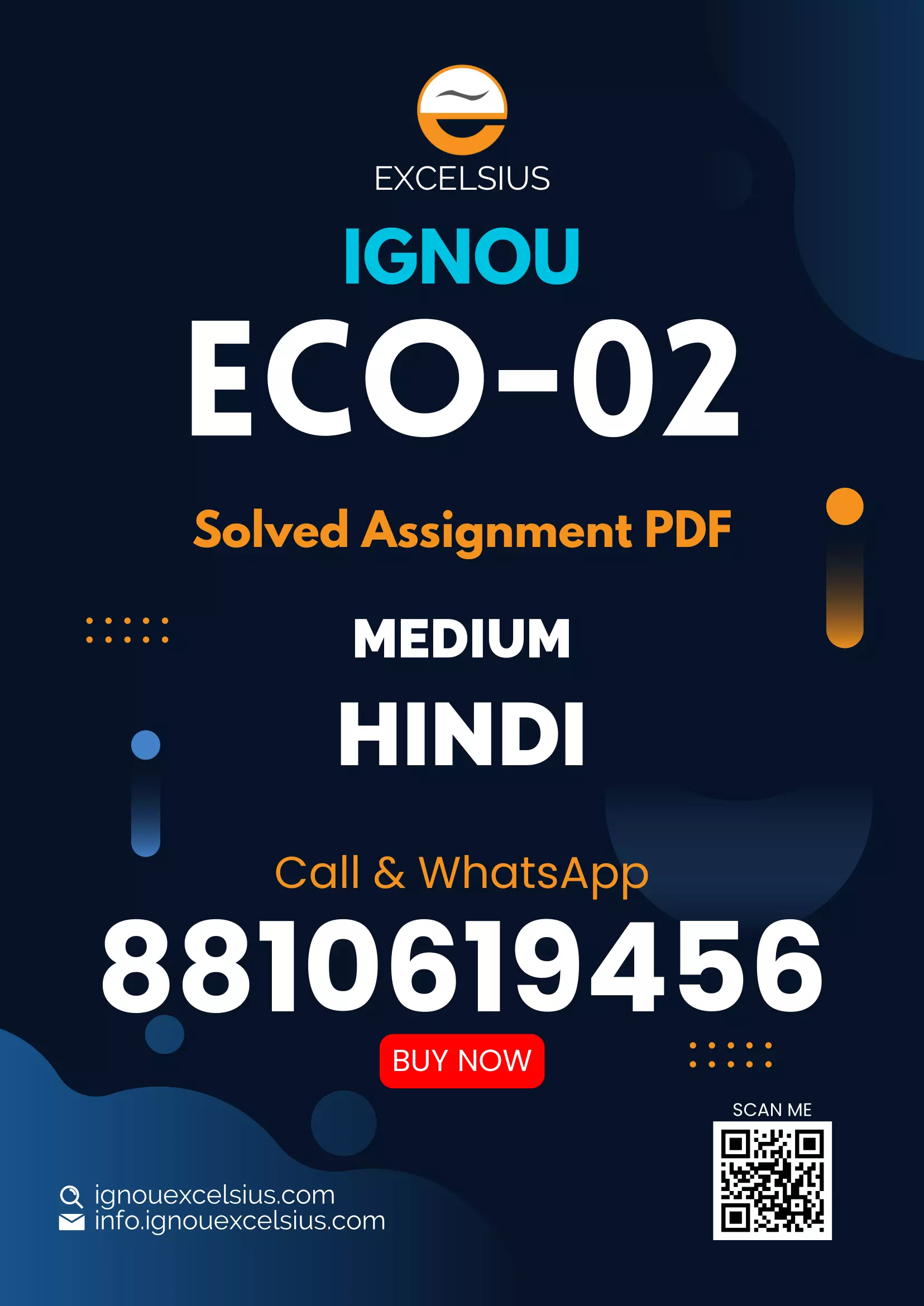 IGNOU ECO-02 - Accountancy-I, Latest Solved Assignment-July 2023 - January 2024