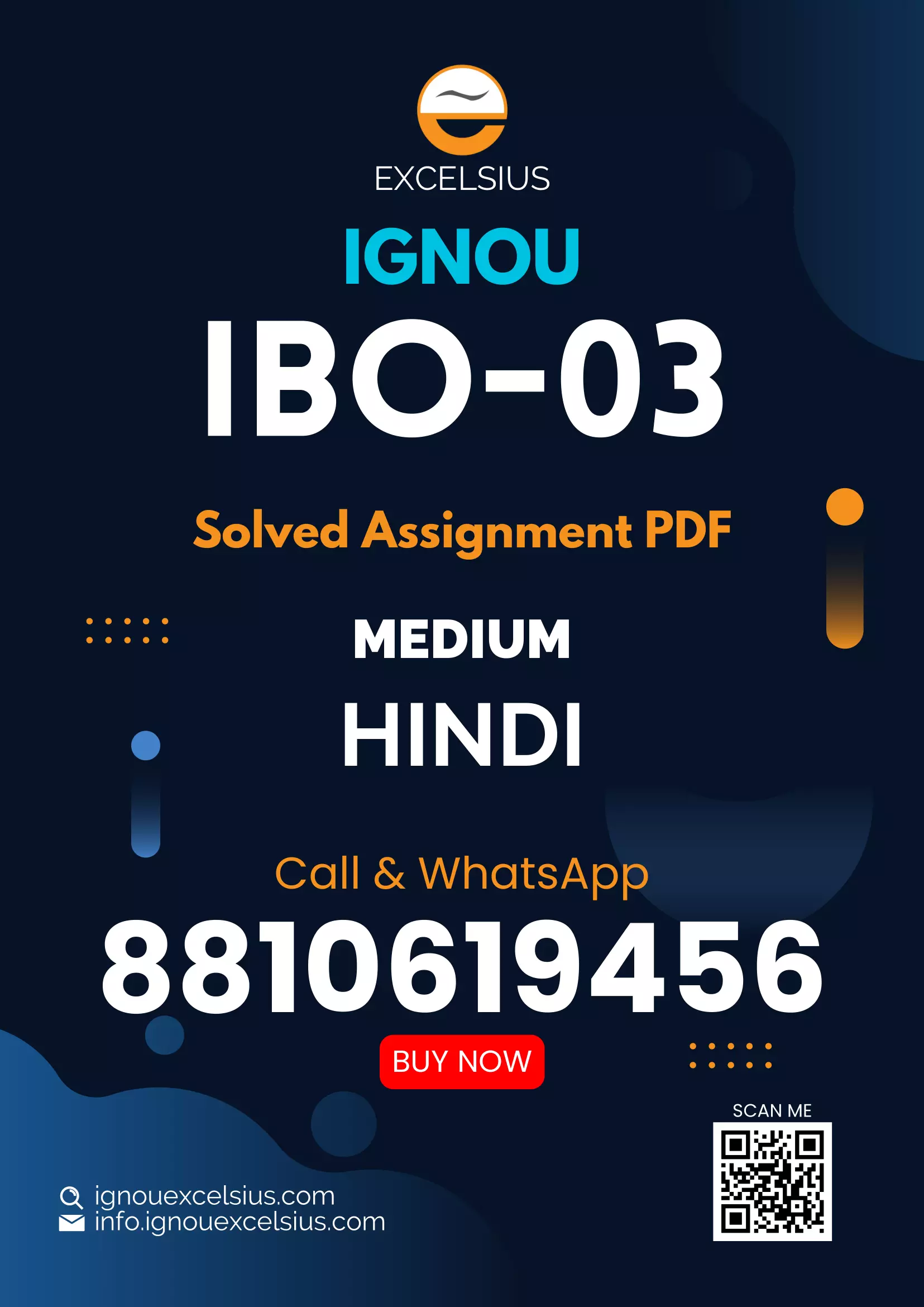 IGNOU IBO-03 - India's Foreign Trade, Latest Solved Assignment-July 2023 - January 2024