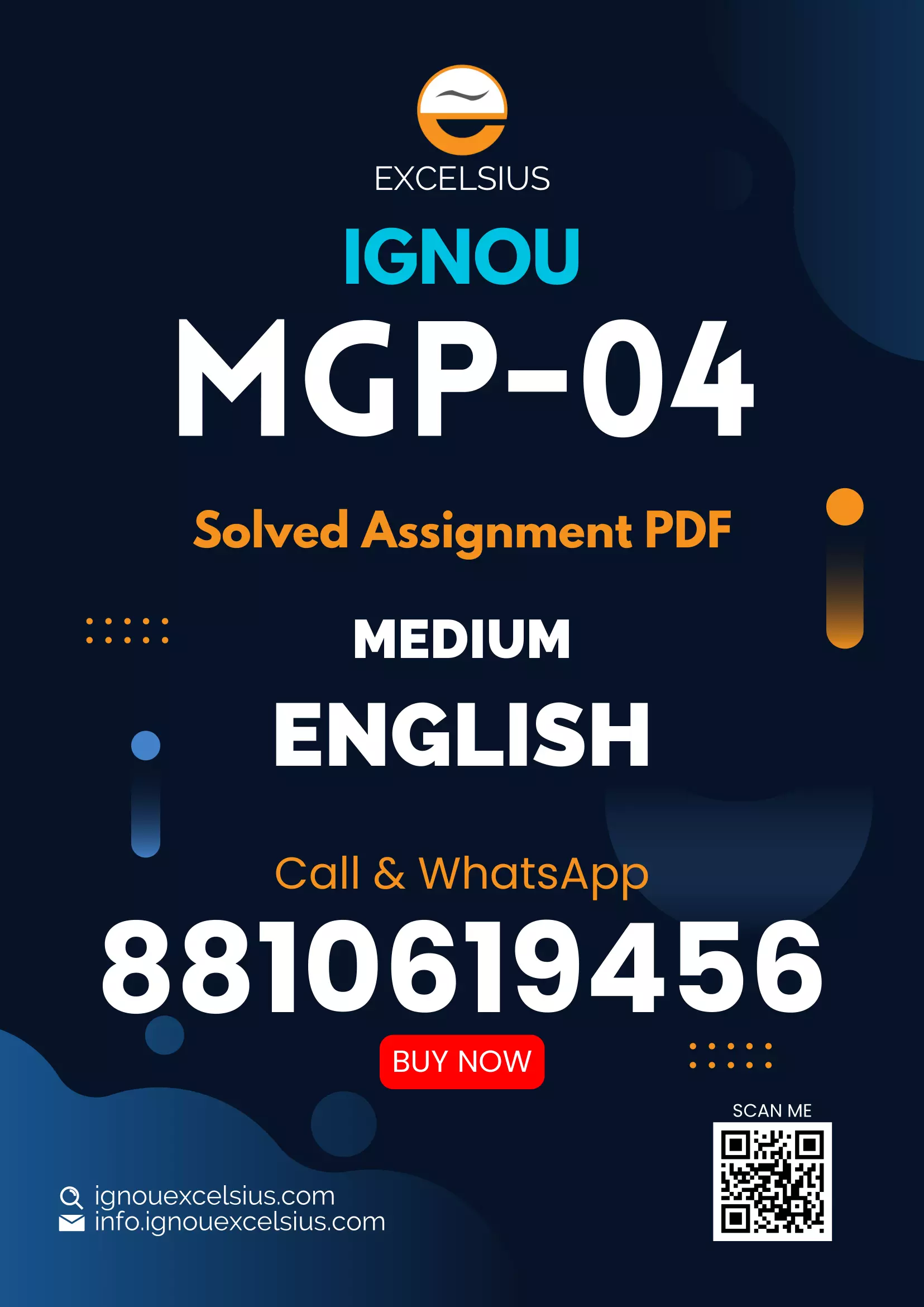 IGNOU MGP-04 - Gandhi’s Political Thought -July 2023 - January 2024