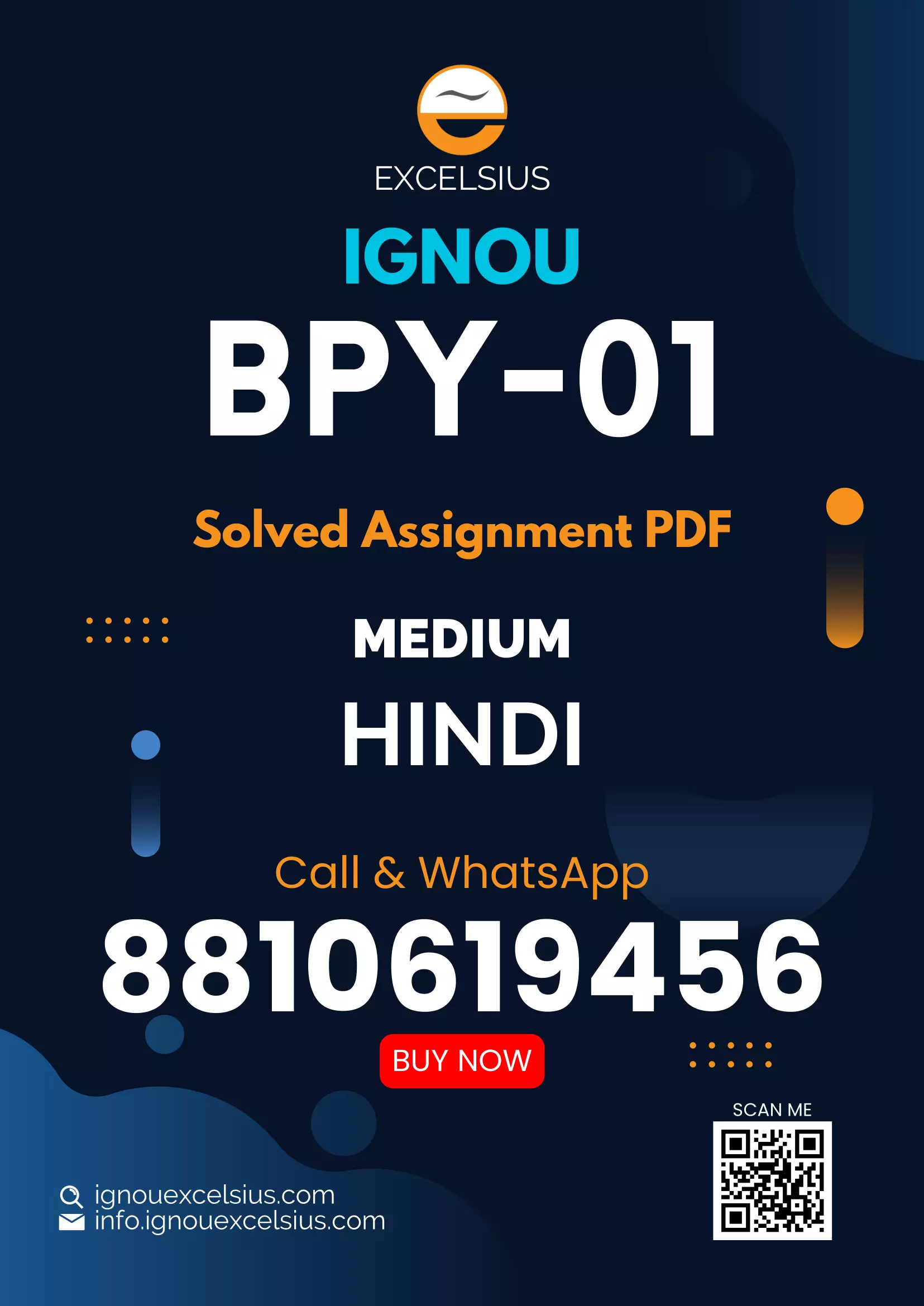 IGNOU BPY-01 - Indian Philosophy: Part-I, Latest Solved Assignment-December 2023 - June 2024