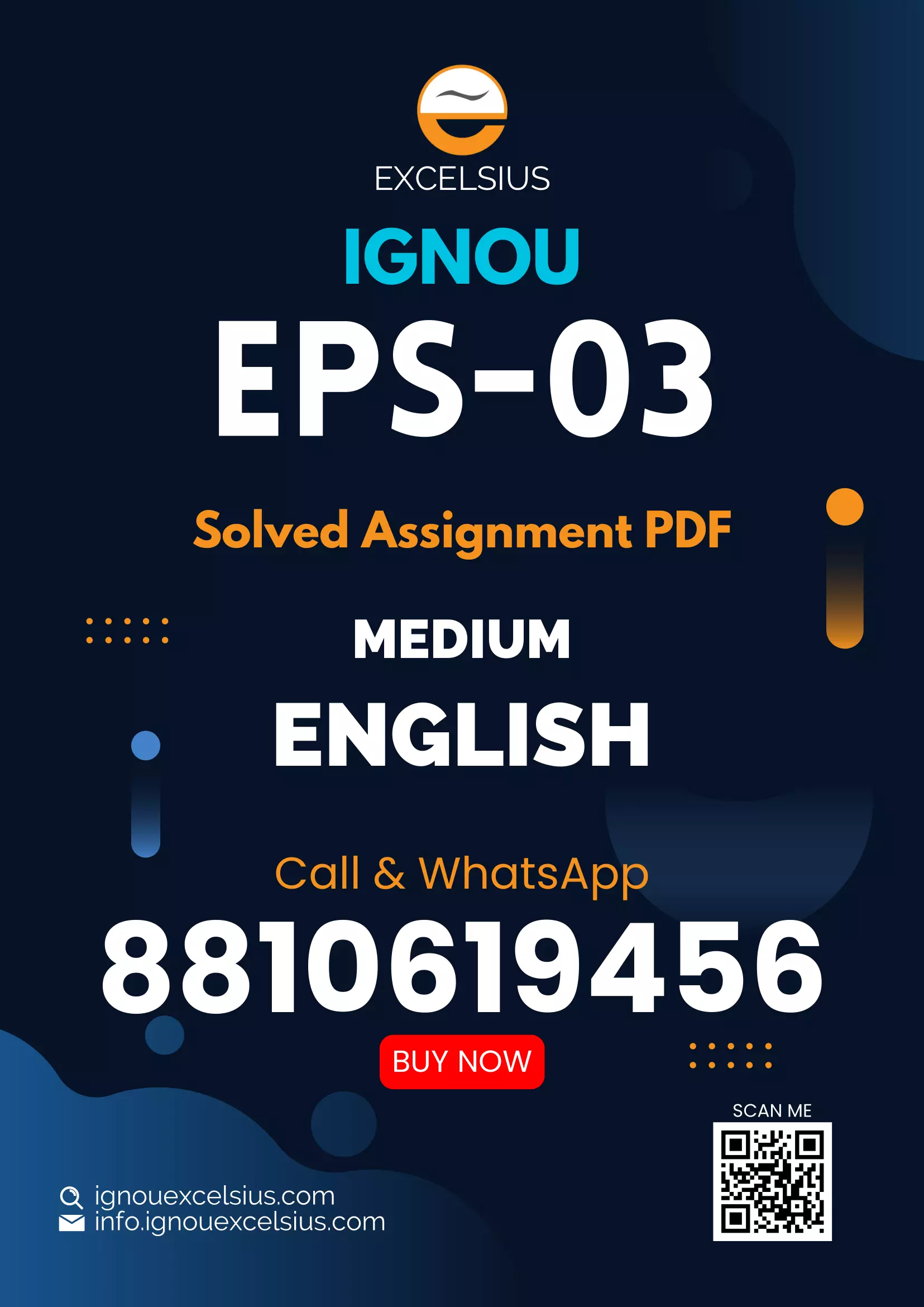 IGNOU EPS-03 - Modern Indian Political Thought, Latest Solved Assignment-July 2023 - January 2024