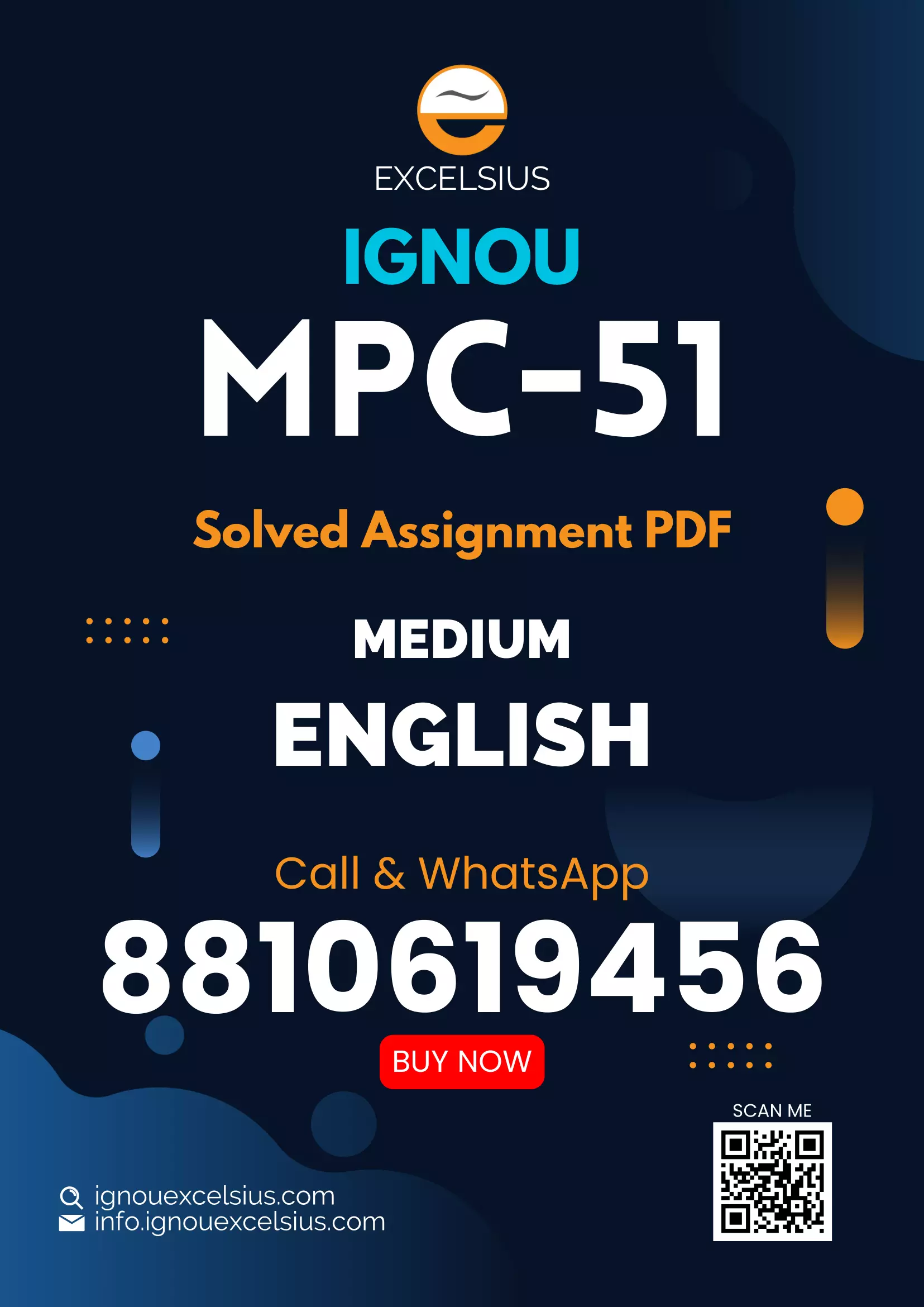 IGNOU MPC-51 - Fundamentals of Mental Health Latest Solved Assignment-July 2023 - January 2024