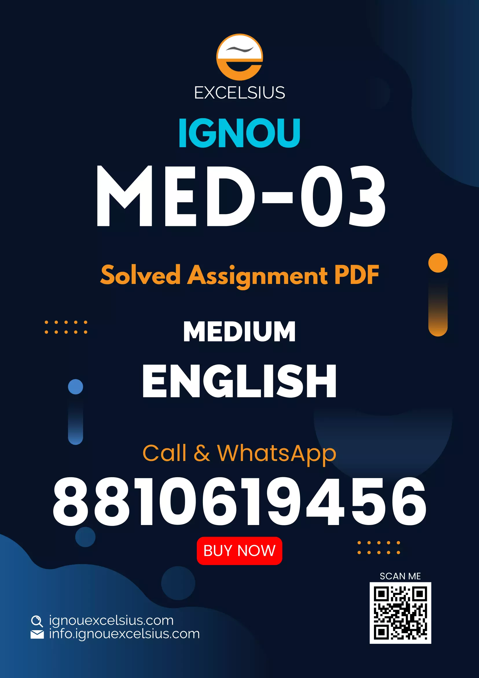 IGNOU MED-03 - Energy and Environment Latest Solved Assignment-January 2023 - December 2023