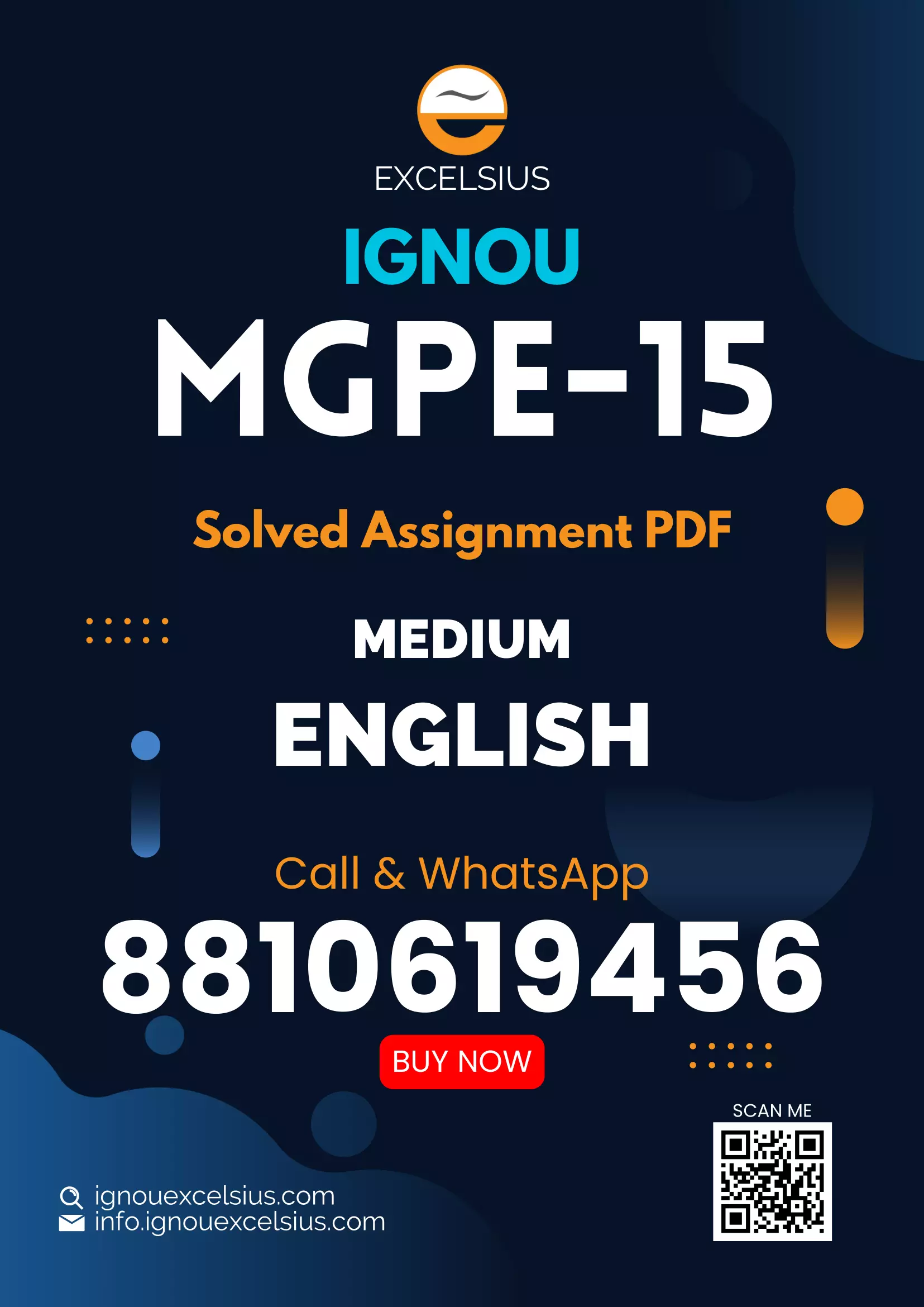 IGNOU MGPE-15 - Introduction to Research Methods Latest Solved Assignment-July 2023 - January 2024
