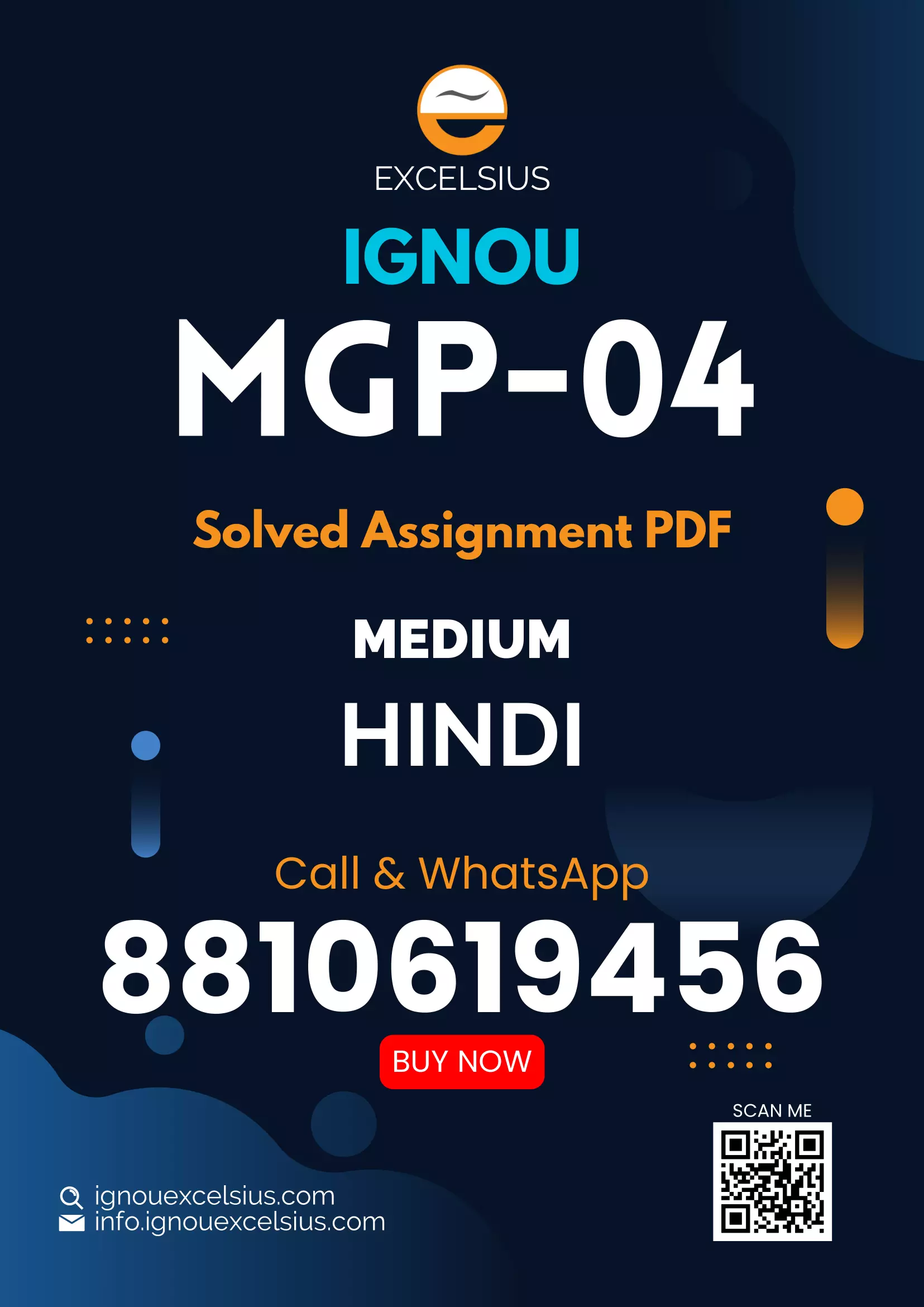 IGNOU MGP-04 - Gandhi’s Political Thought -July 2023 - January 2024