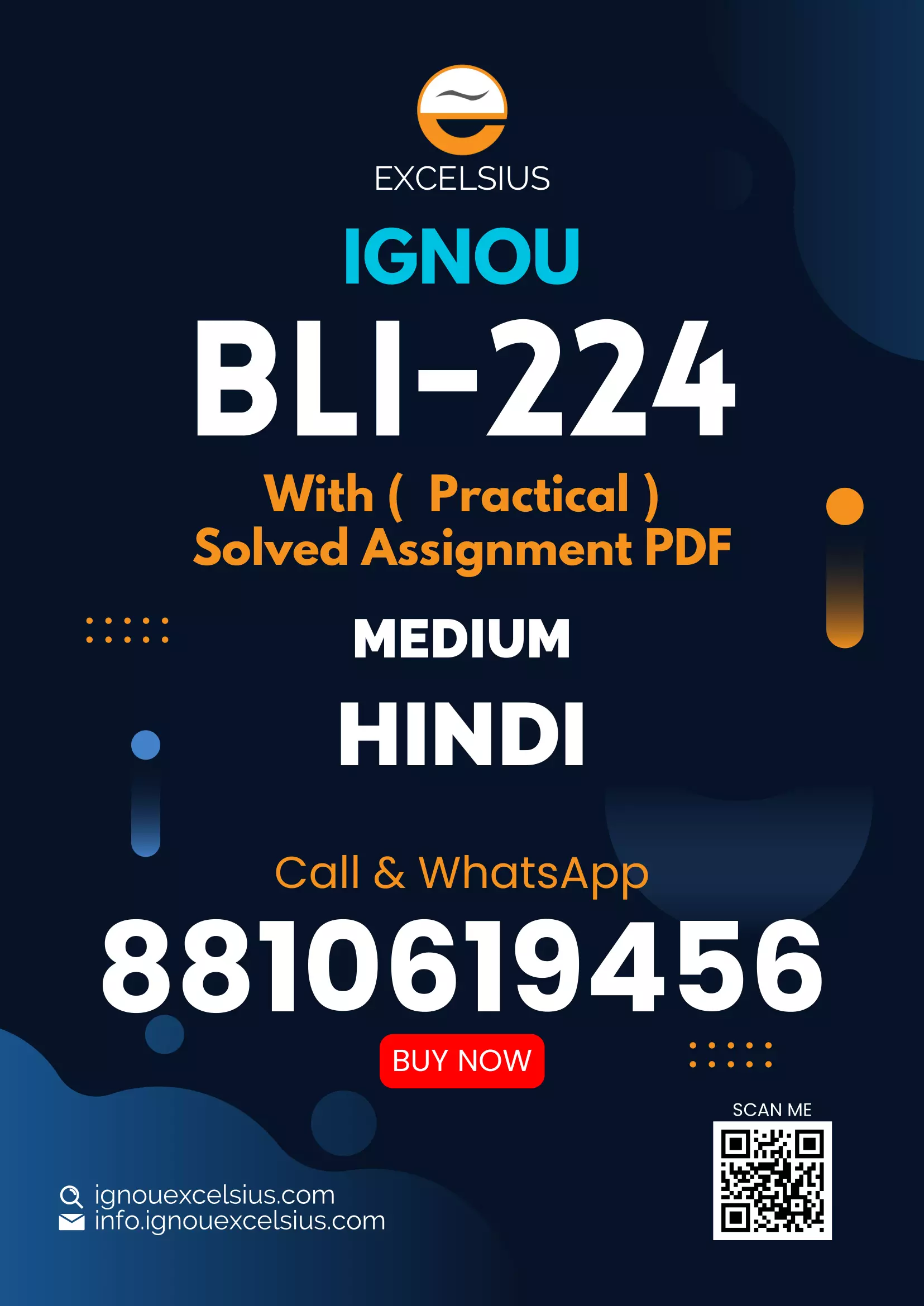 IGNOU BLI-224 (Practical) - ICT Fundamentals, Latest Solved Assignment Practical-July 2024 - January 2025
