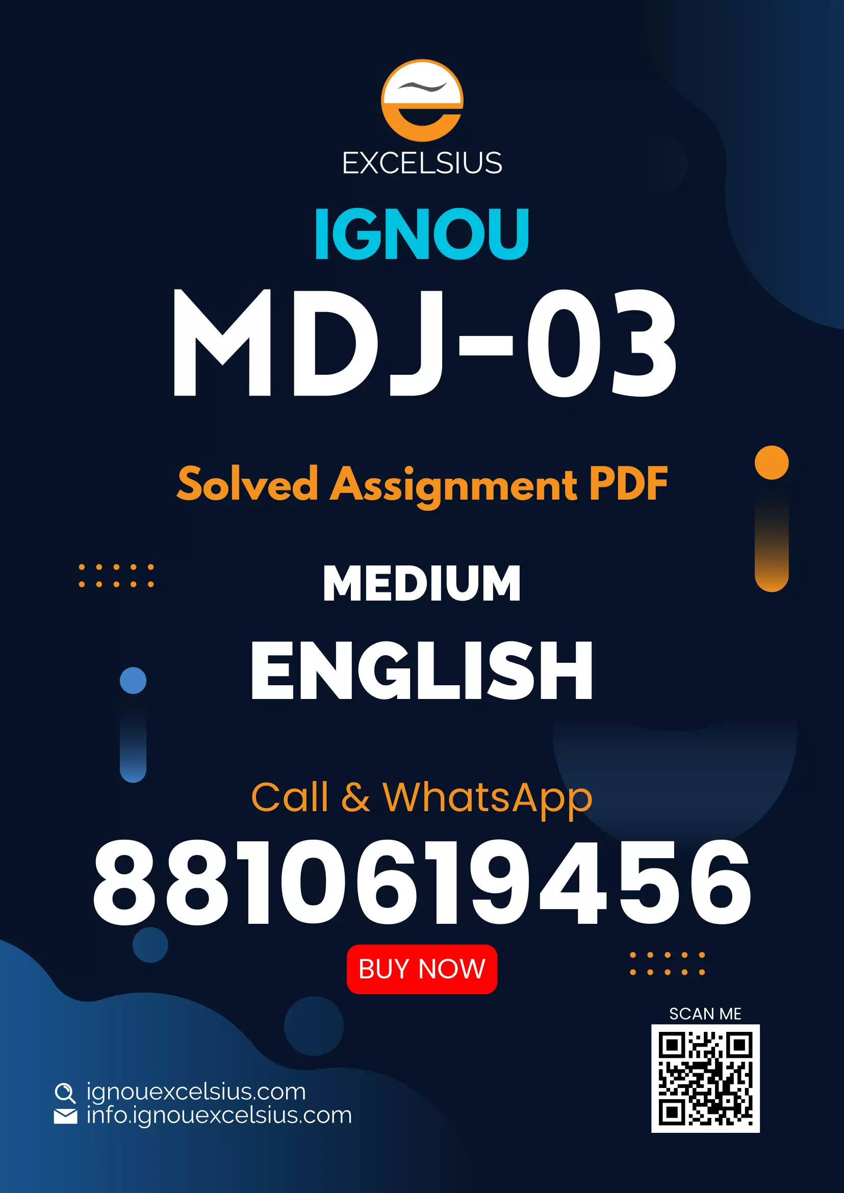 IGNOU MDJ-03 - Development Through Digital Media Latest Solved Assignment-January 2024 - July 2024