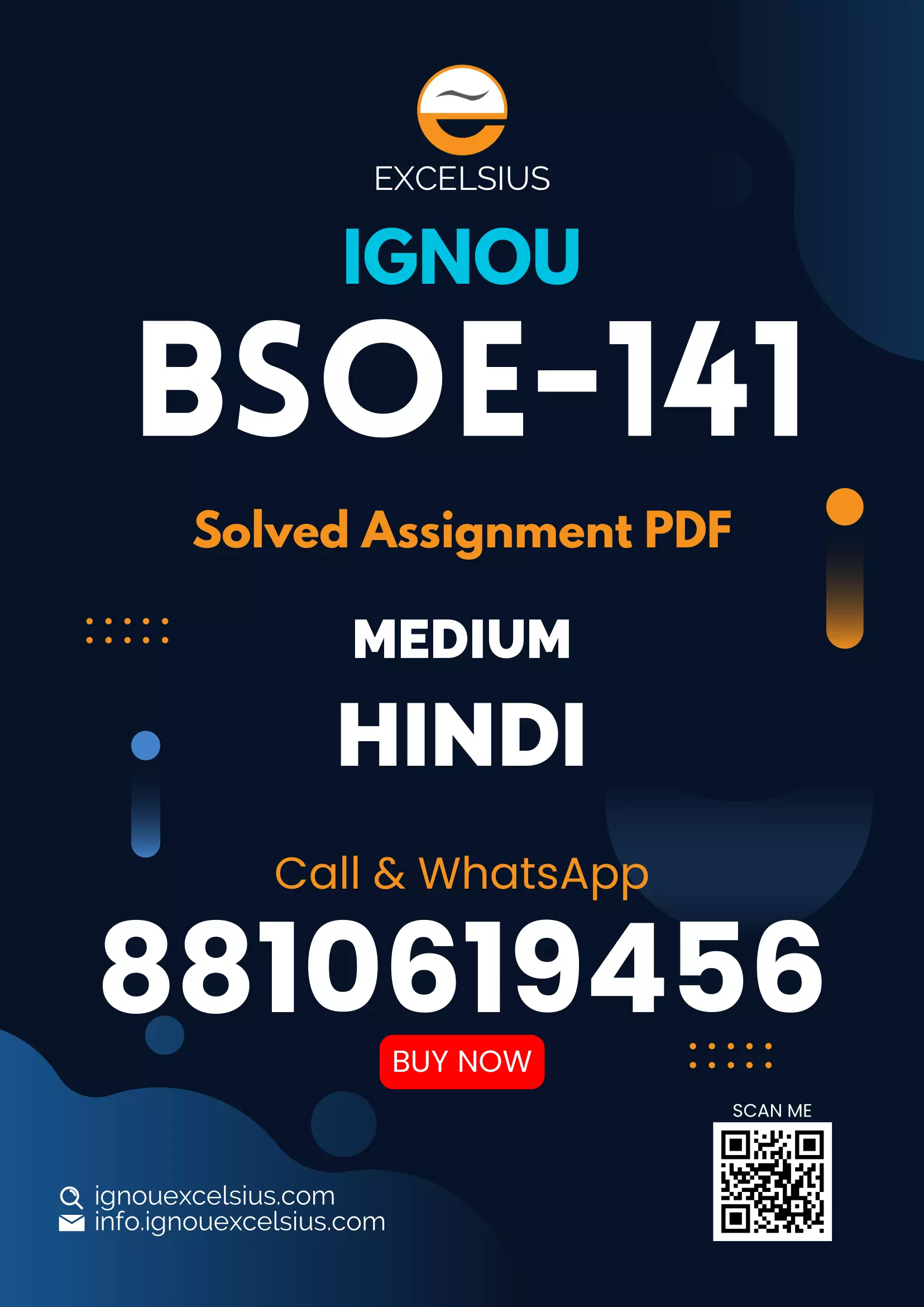 IGNOU BSOE-141 - Urban Sociology, Latest Solved Assignment-July 2023 - January 2024