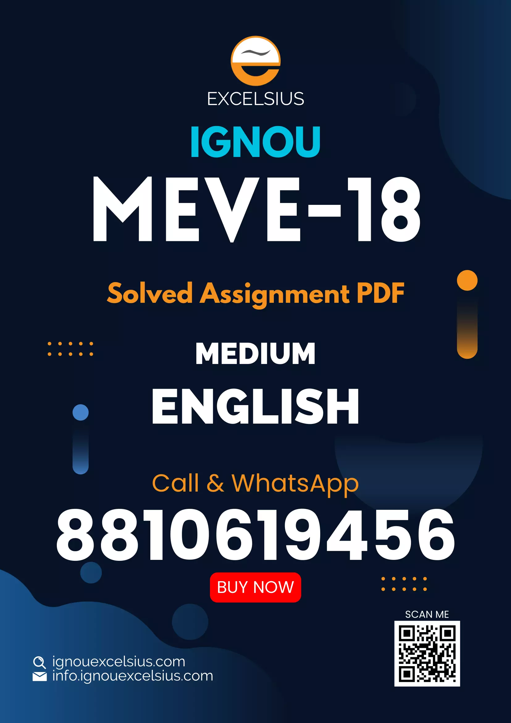 IGNOU MEVE-18 - Instrumentation Techniques for Environmental Monitoring Latest Solved Assignment-January 2023 - July 2024