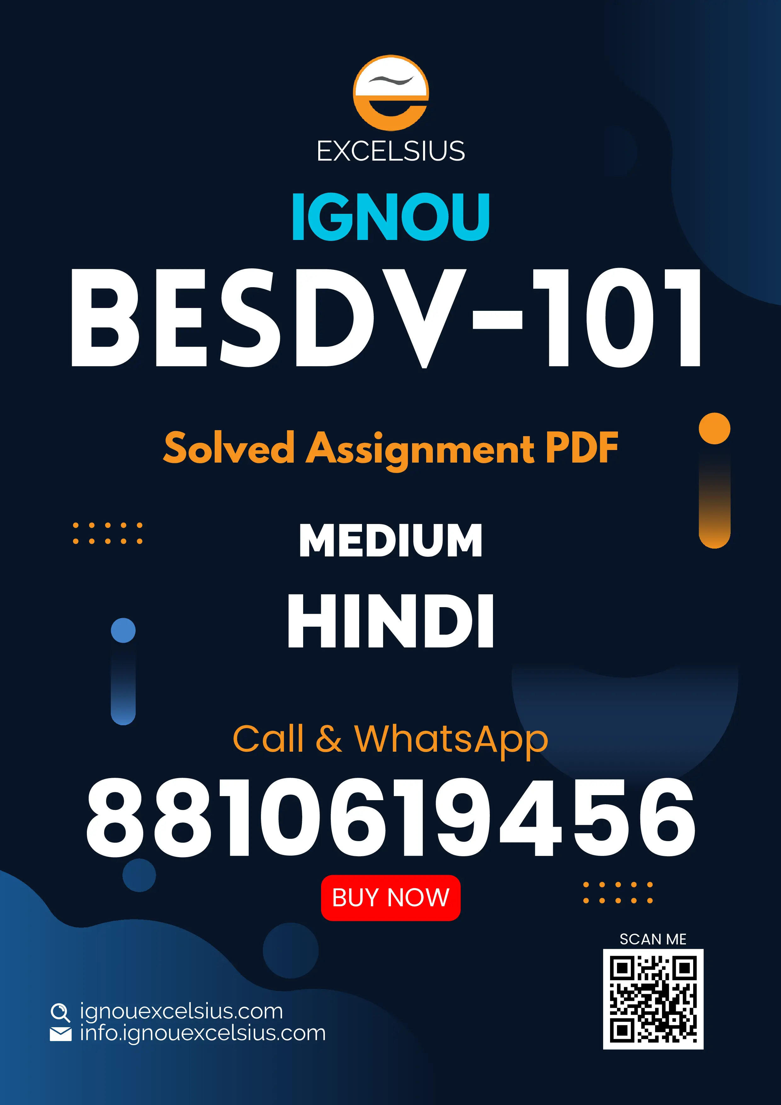 IGNOU BEDSV-101 - Value Education Latest Solved Assignment-January 2024 - July 2024