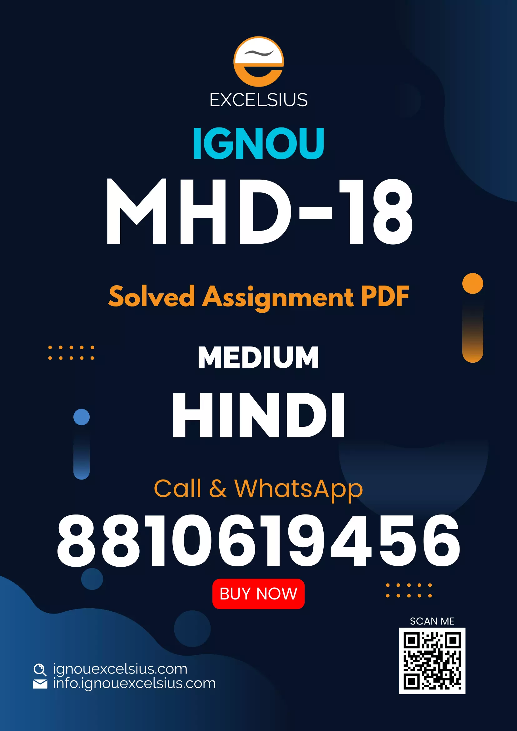 IGNOU MHD-18 - Dalit Sahitya ki Awadharana aur Swaroop, Latest Solved Assignment-July 2024 - January 2025
