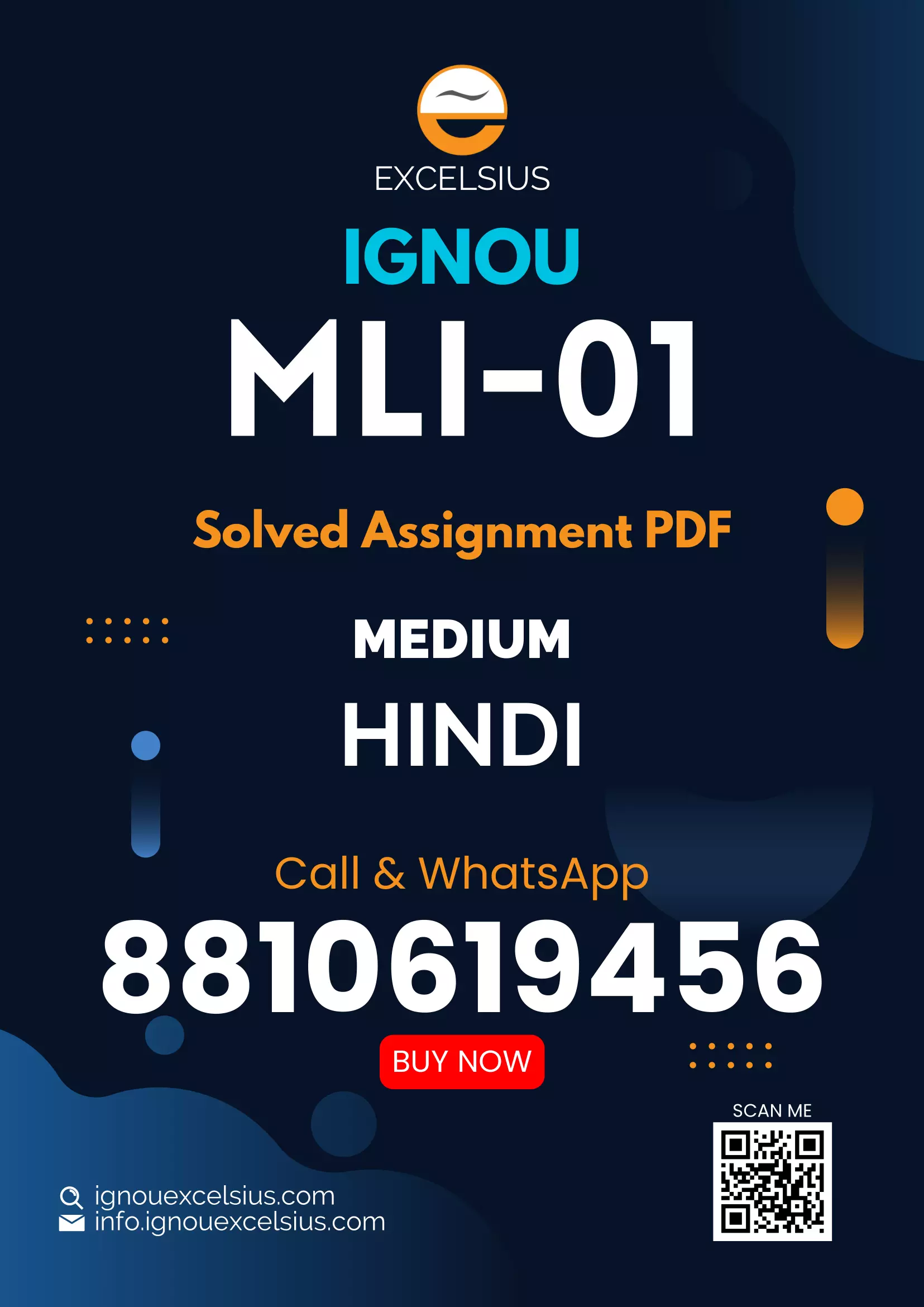 IGNOU MLI-101 - Information, Communication and Society, Latest Solved Assignment-July 2024 - January 2025