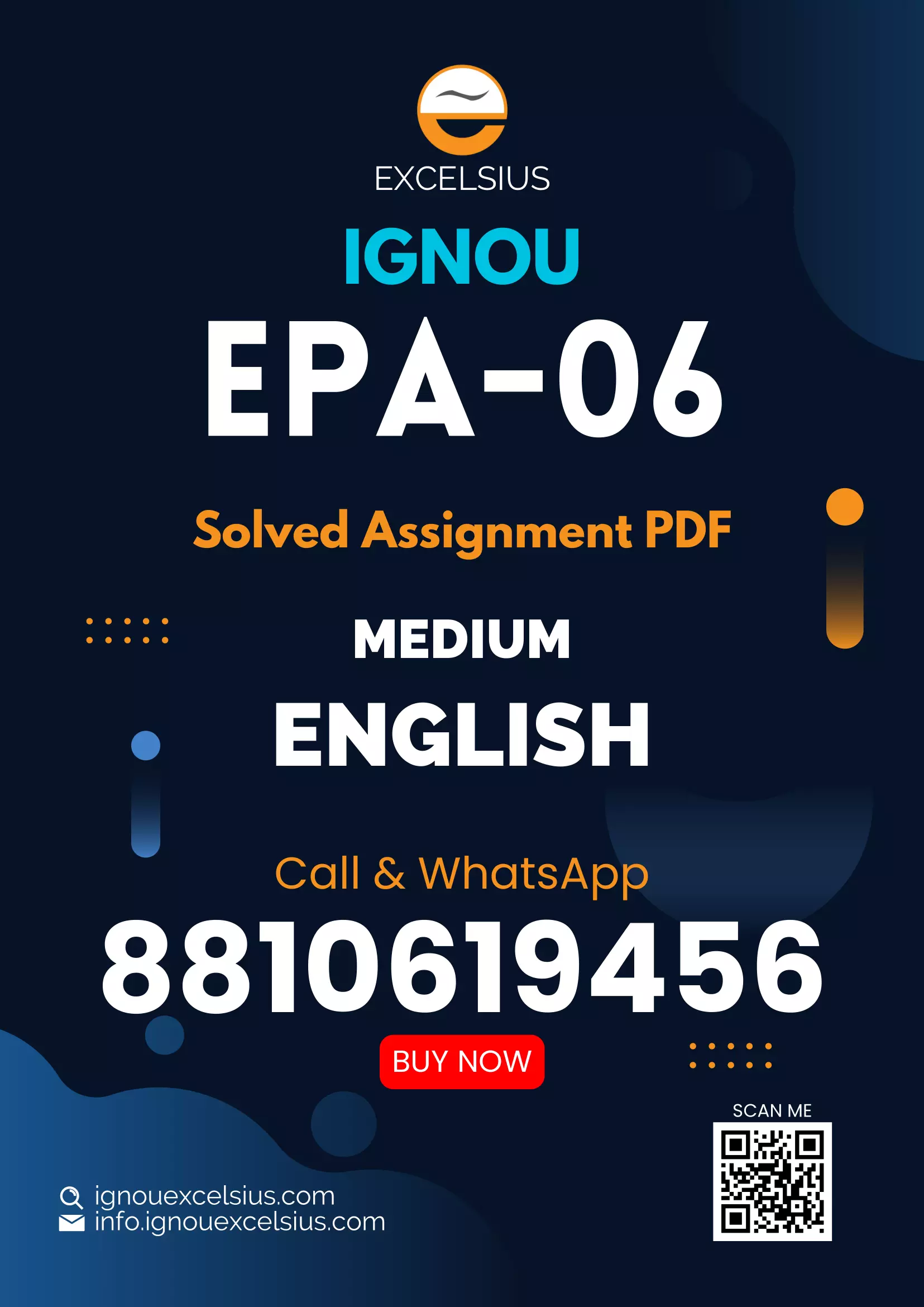 IGNOU EPA-06 - Public Policy, Latest Solved Assignment-July 2024 - January 2025