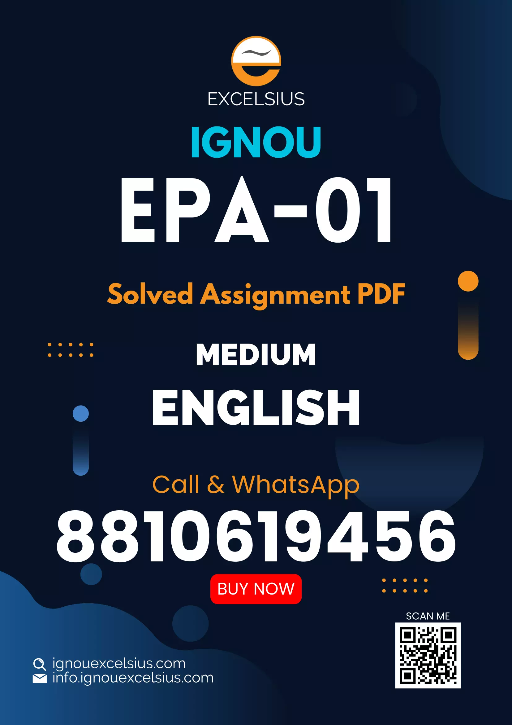 IGNOU EPA-01 - Administrative Theory, Latest Solved Assignment -July 2024 - January 2025