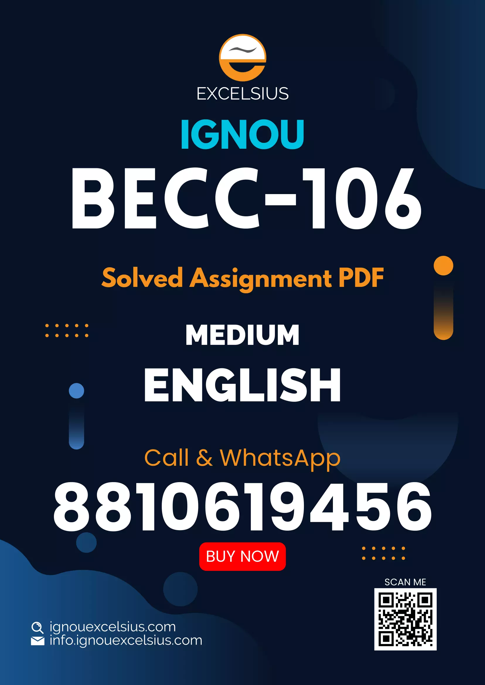 IGNOU BECC-106 - Intermediate Macroeconomics-I, Latest Solved Assignment-July 2024 - January 2025