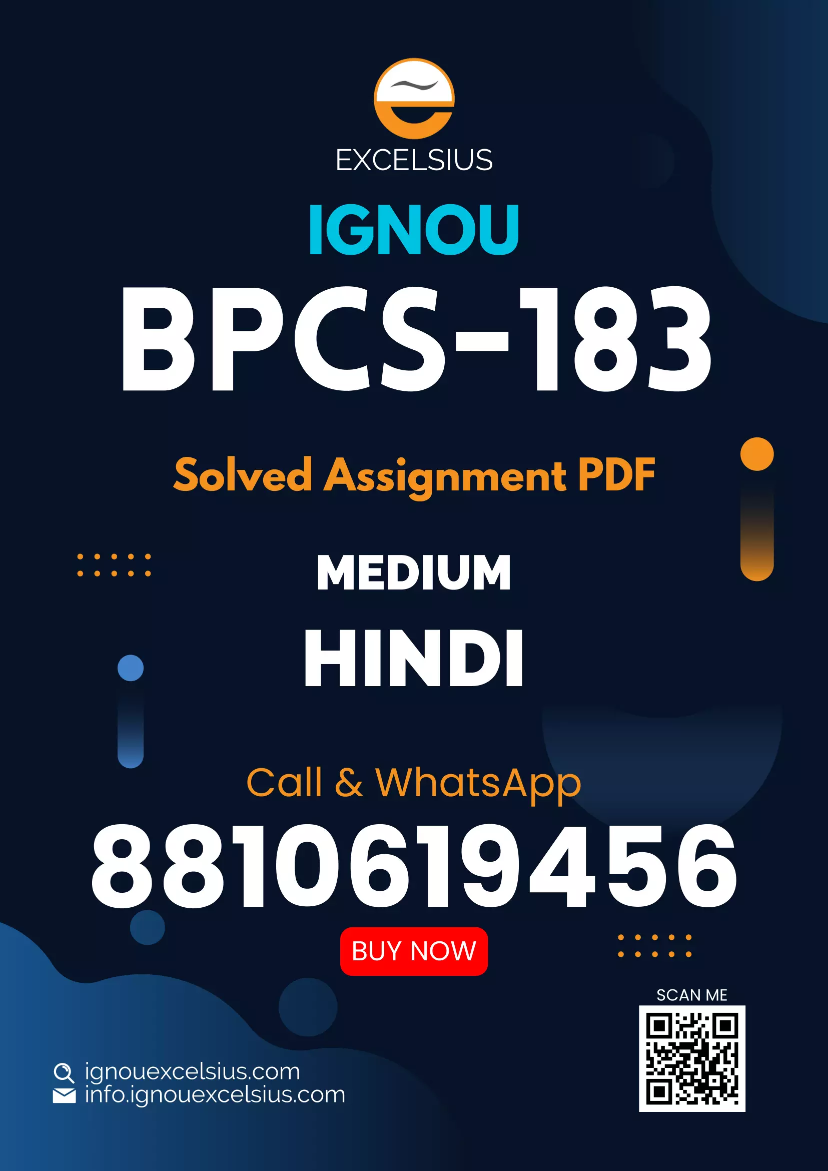 IGNOU BPCS-183 - Emotional Intelligence, Latest Solved Assignment-July 2024 - January 2025