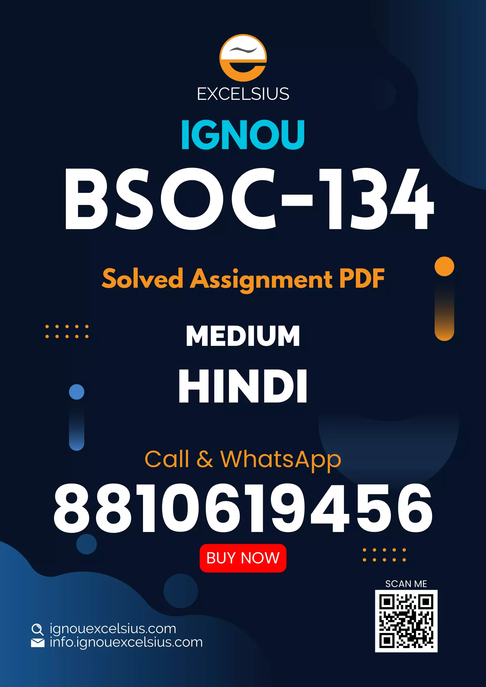 IGNOU BSOC-134 - Methods of Sociological Enquiry, Latest Solved Assignment-July 2024 - January 2025