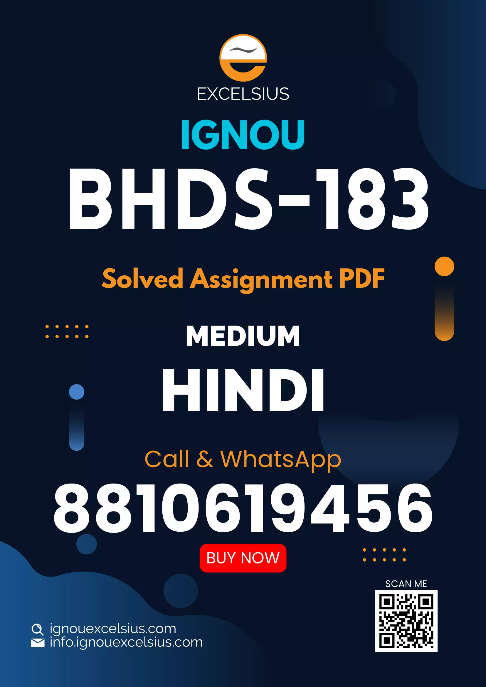 IGNOU BHDS-183 - Anuvad: Siddhan aur Pravidhi Latest Solved Assignment-July 2024 - January 2025