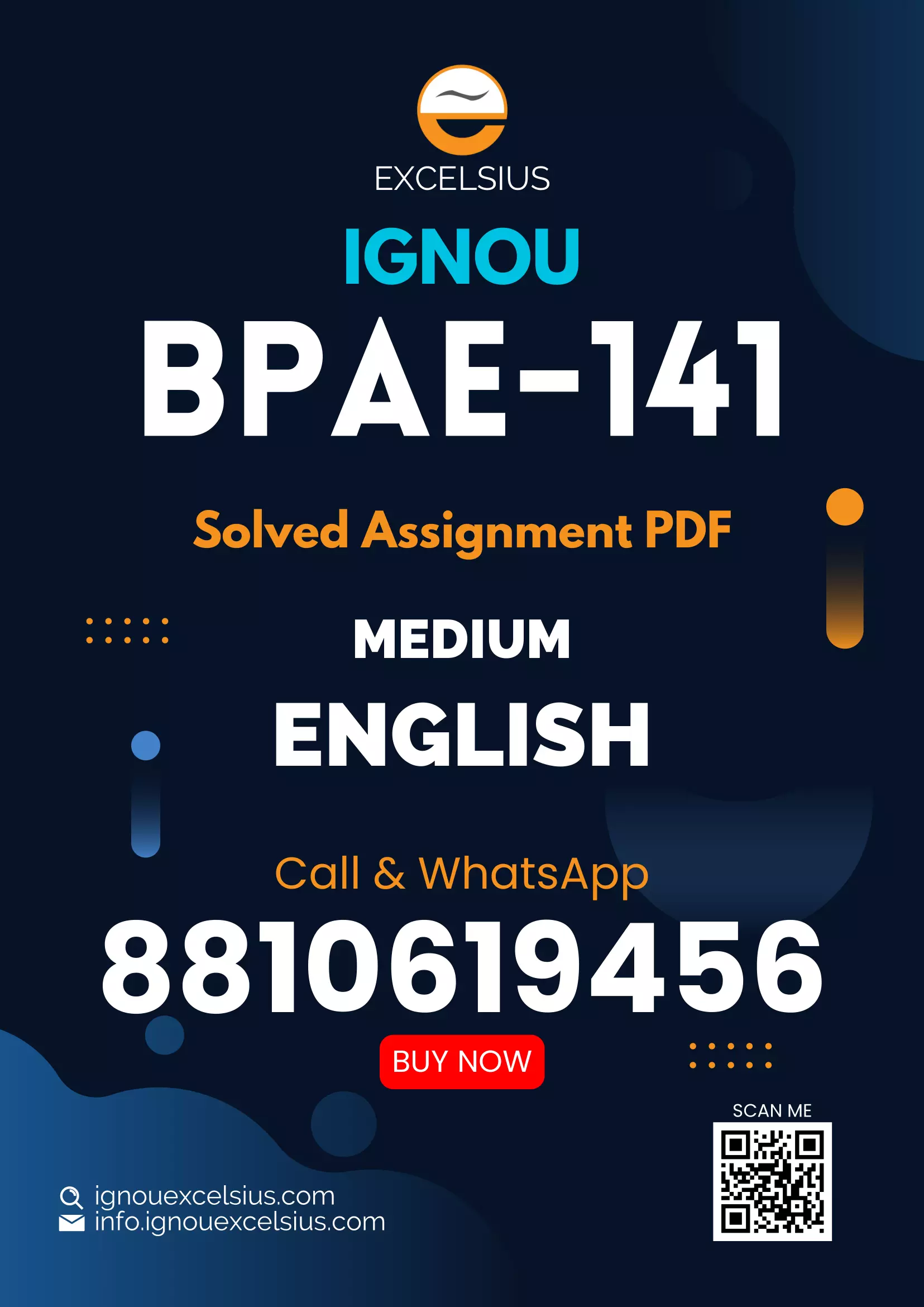 IGNOU BPAE-141 - Right to Information, Latest Solved Assignment-July 2024 - January 2025