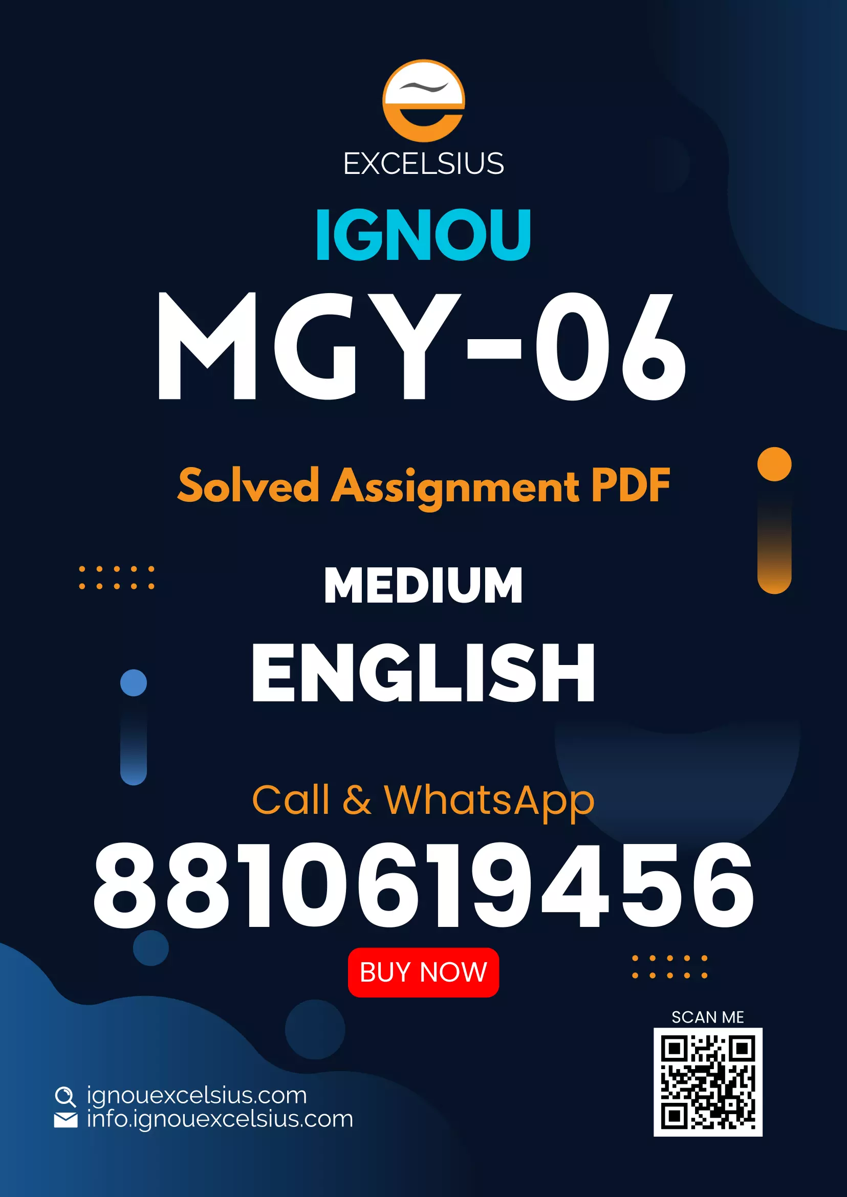 IGNOU MGY-06 - Spatial Analysis and Modelling Latest Solved Assignment-July 2024 - June 2025