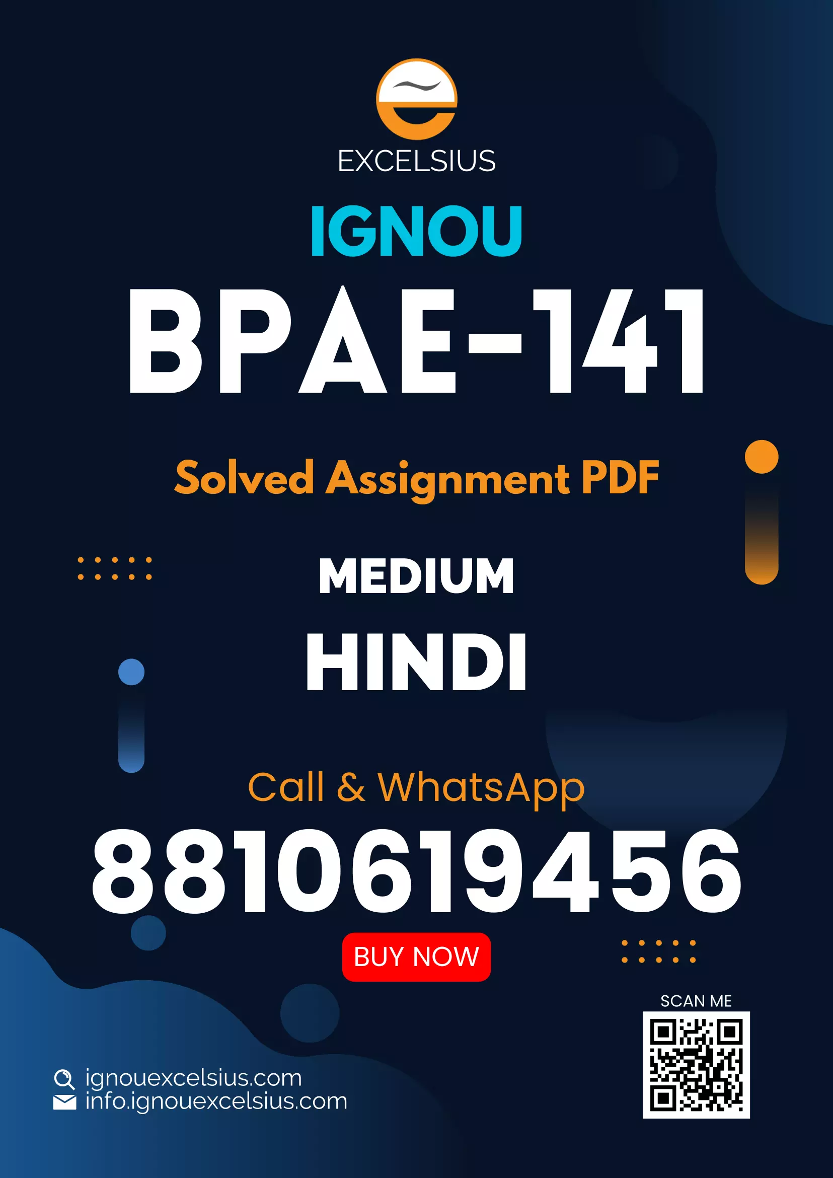 IGNOU BPAE-141 - Right to Information, Latest Solved Assignment-July 2023 - January 2024